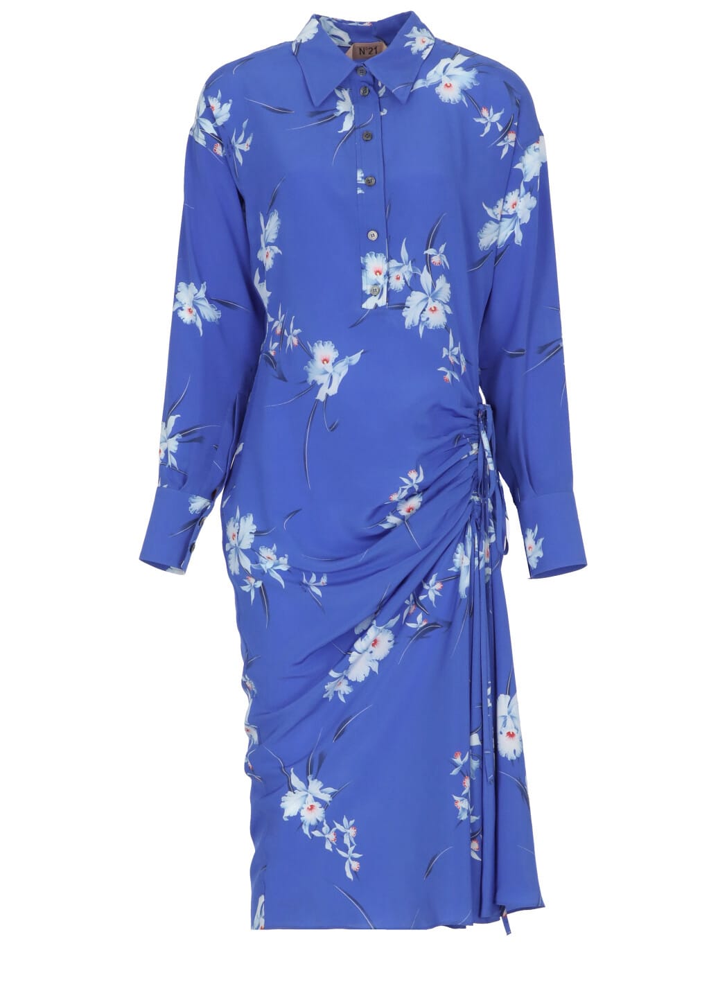 N.21 Silk Dress With Floral Print