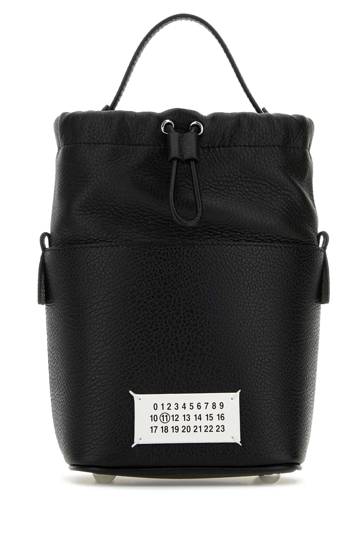 Maison Margiela Black Leather Mini 5ac Bucket Bag