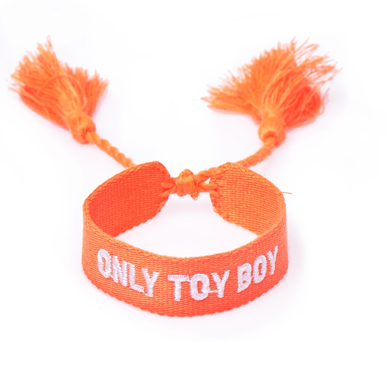 Mc2 Saint Barth Only Toy Boy Bracelet In Orange