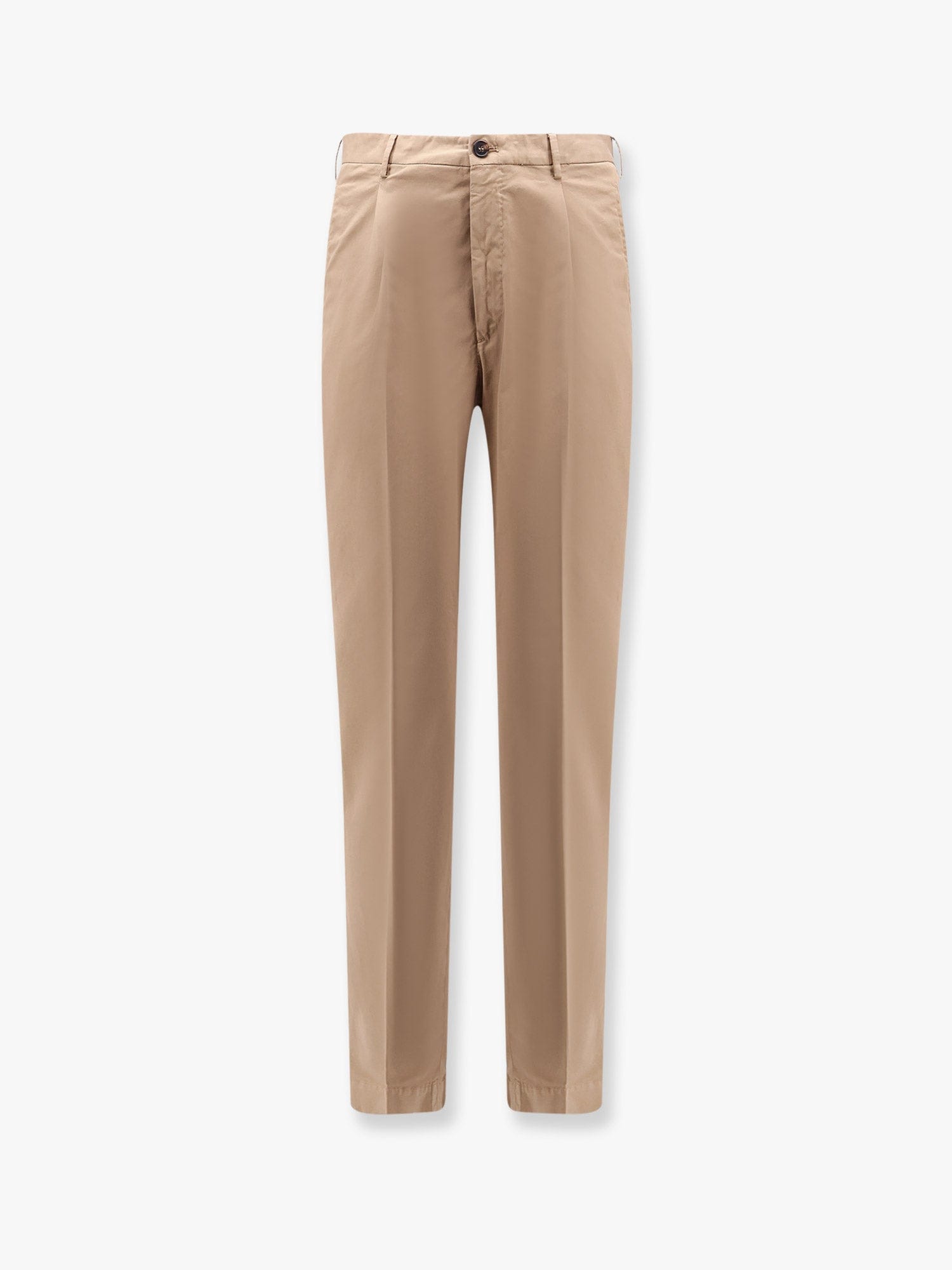 Incotex Pattern 54 Stretch Cotton Trouser With Pinces In Beige