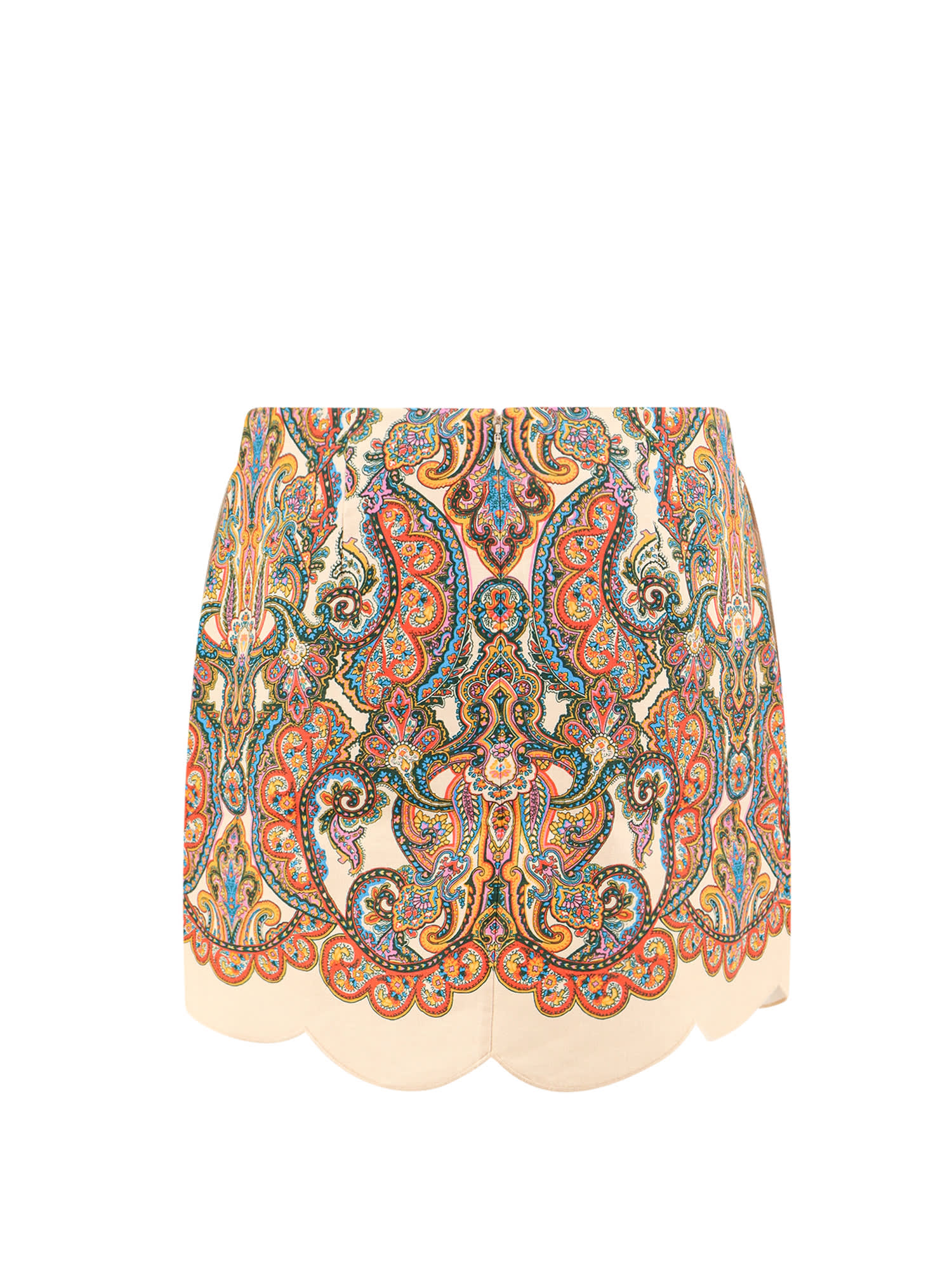 Shop Zimmermann Skirt In Multicolour