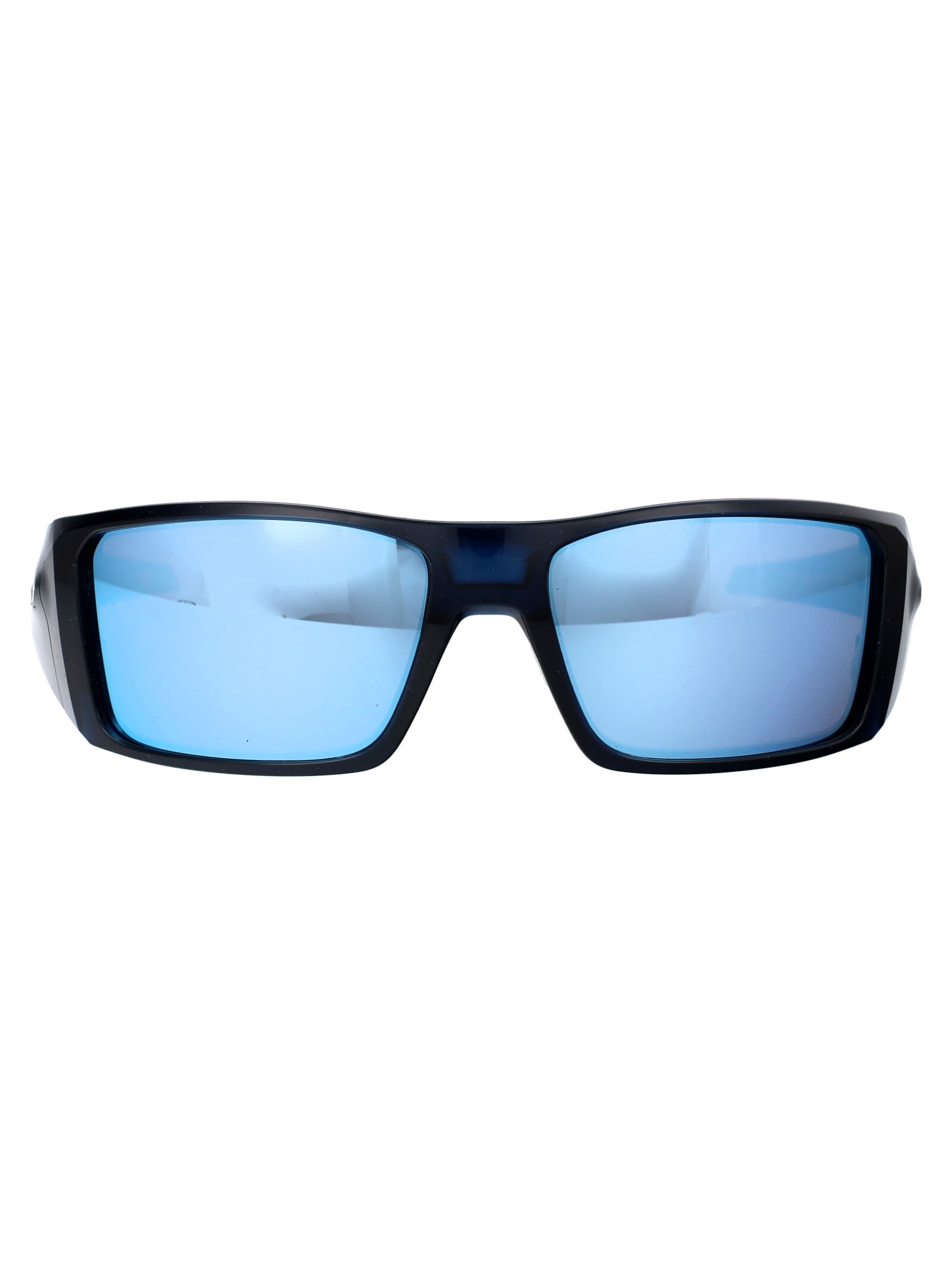 Shop Oakley Heliostat Sunglasses In 923114 Transparent Poseidon