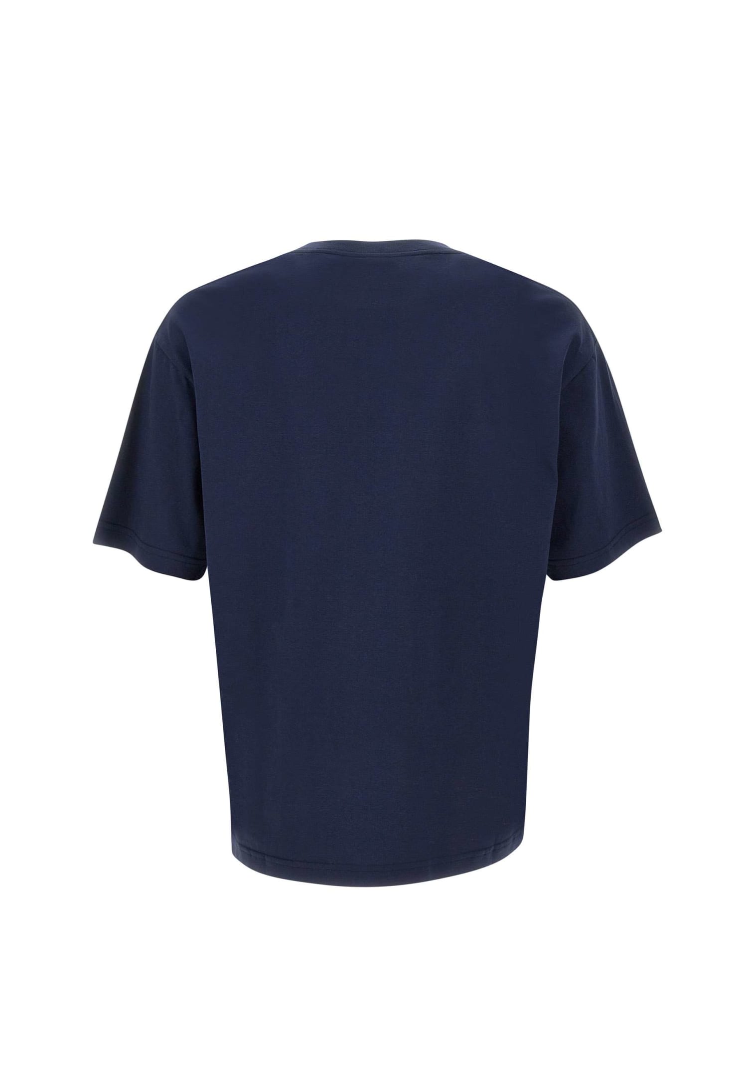 Shop Kiton Cotton T-shirt In Blue