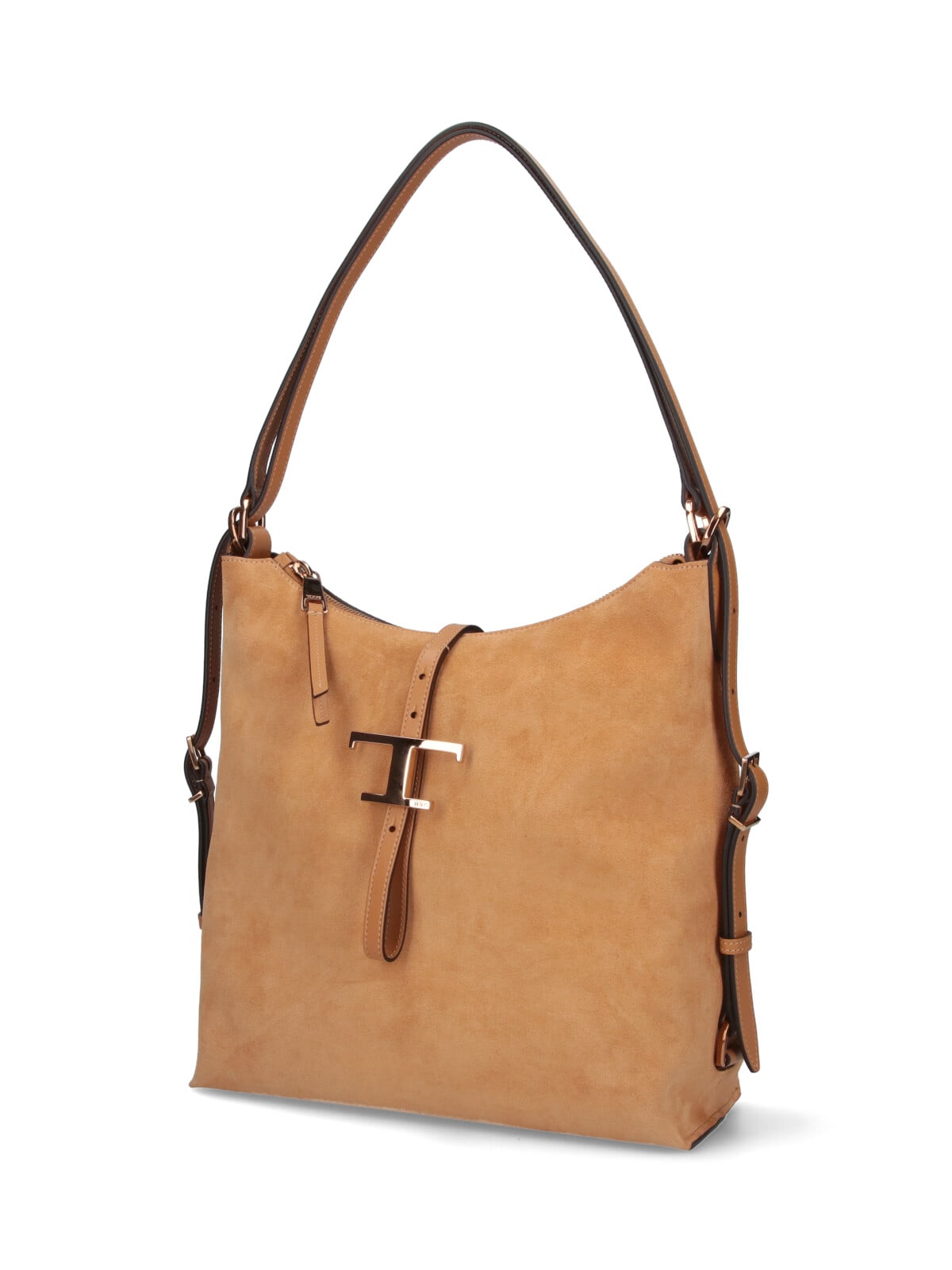 Tod's Versatile Shoulder Bag Adjustable Strap In Brown