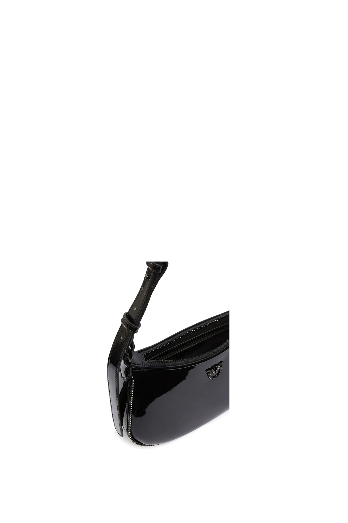 PINKO HALF MOON MINI SHOULDER BAG