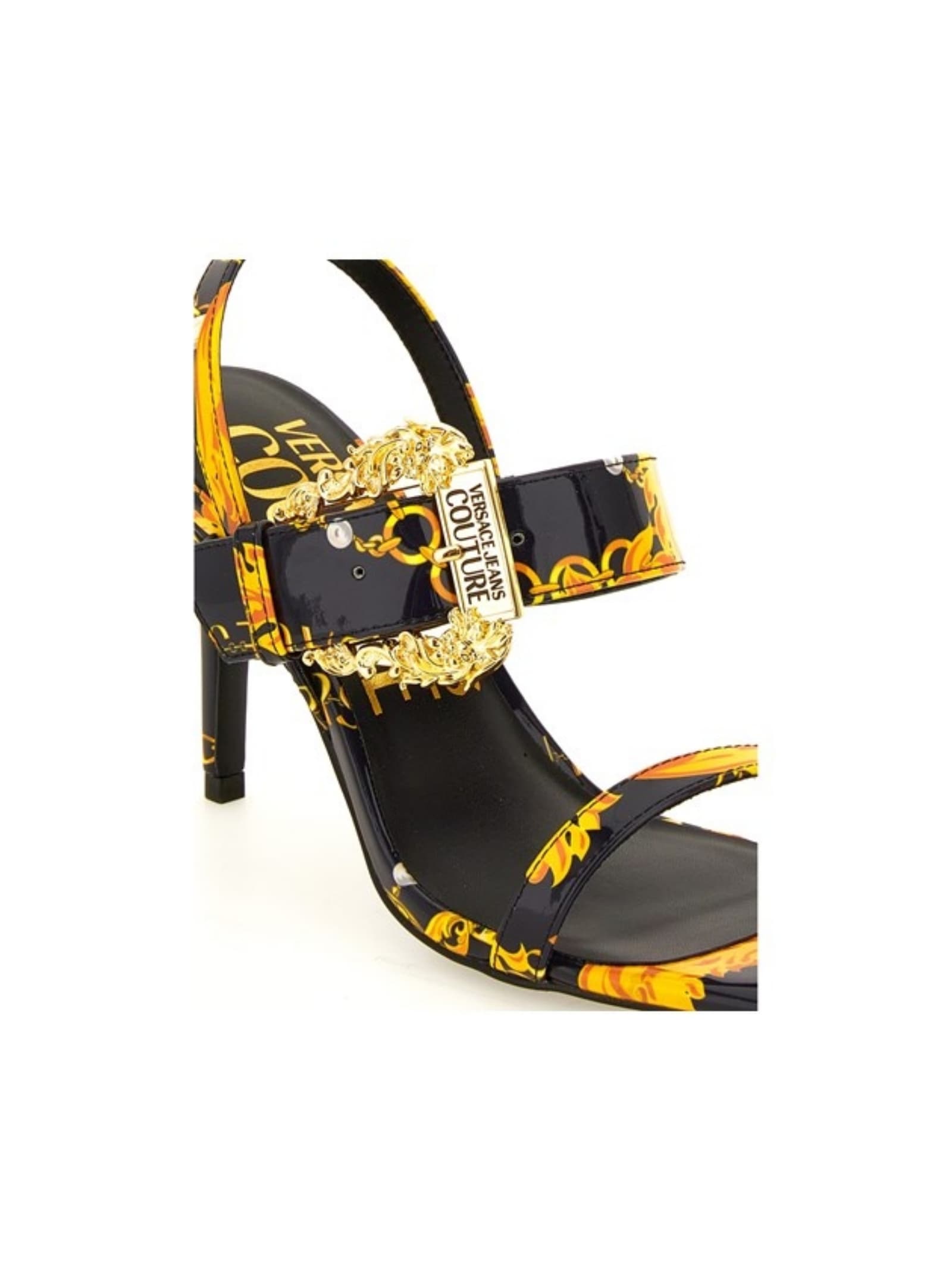 VERSACE JEANS COUTURE VERSACE JEANS COUTURE SANDALS WITH HEEL 