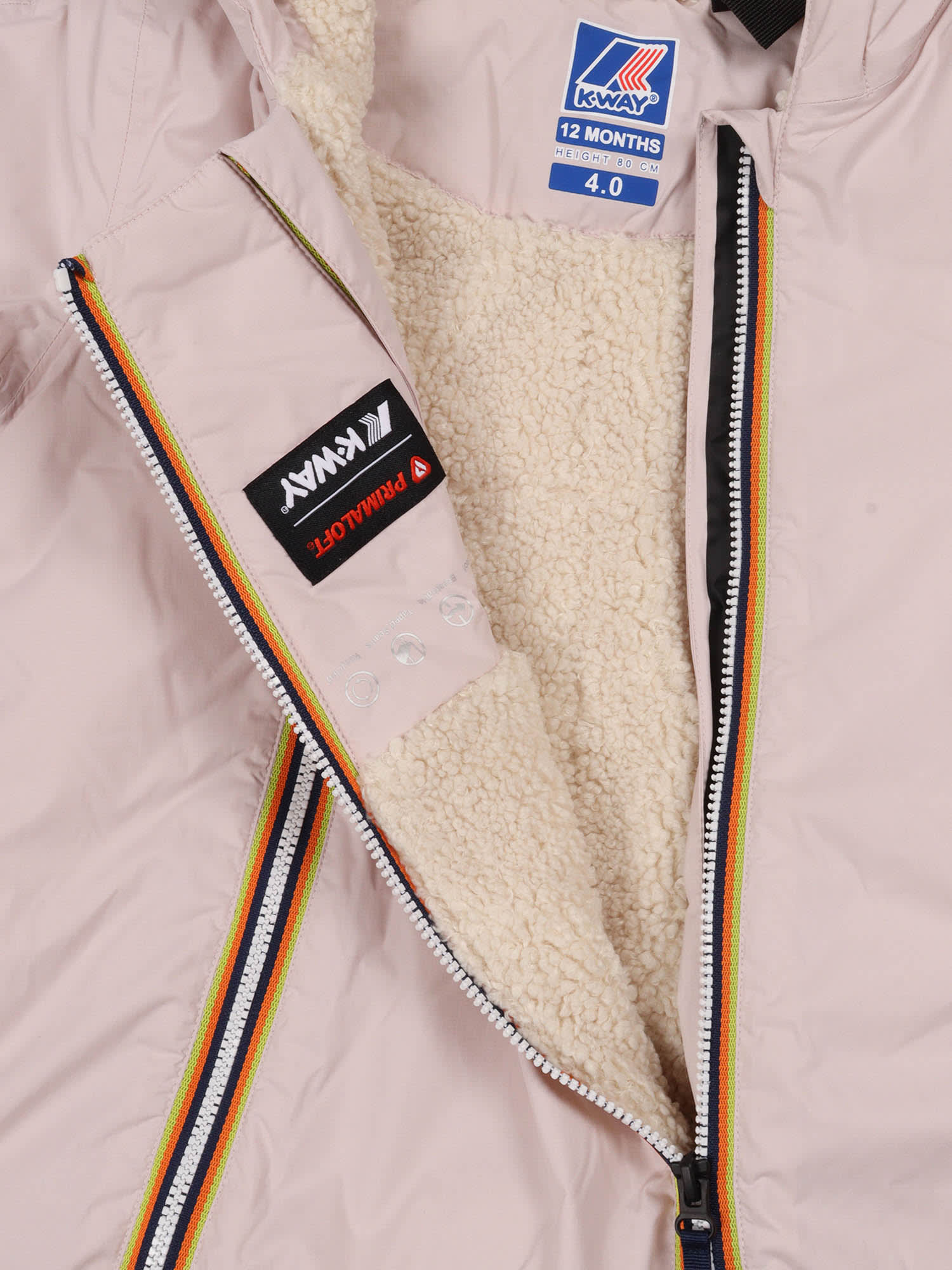 K-way E. Le Vrai 4.0 Snotty Orsetto Down Jacket In Animal Print