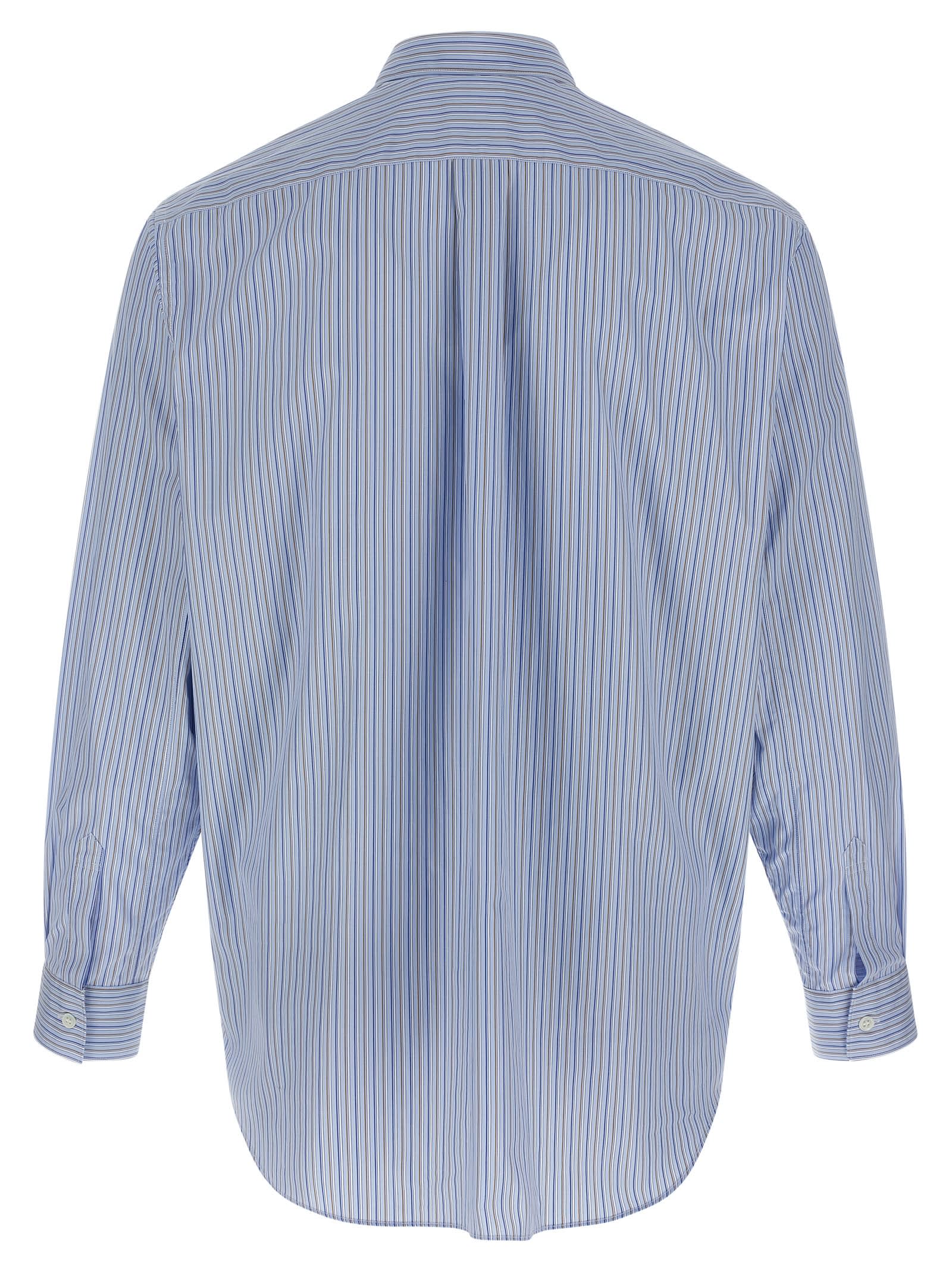 Comme Des Garçons Shirt Patterned Inserts Shirt Shirt And Blouse Multicolor In Multi