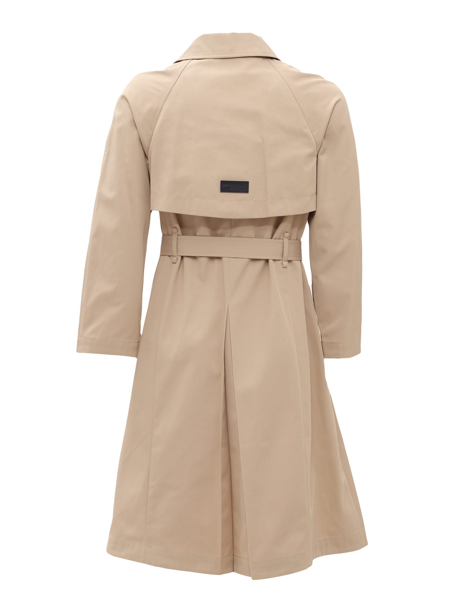 Emporio Armani Trench In Neutral
