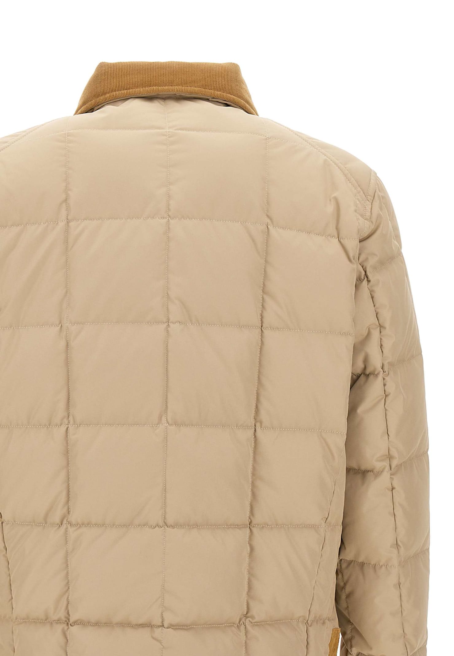 Shop Fay 4 Ganci Piuma - Archive Jacket In Beige