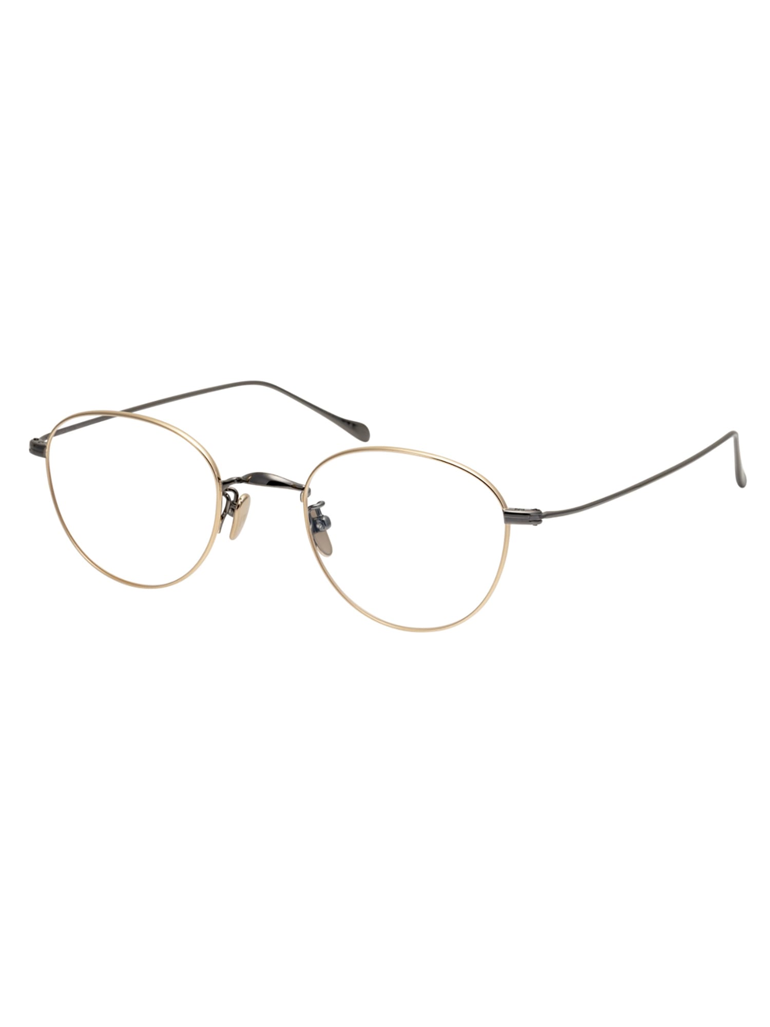 Masunaga Gms/396bt+ Eyewear In Gold