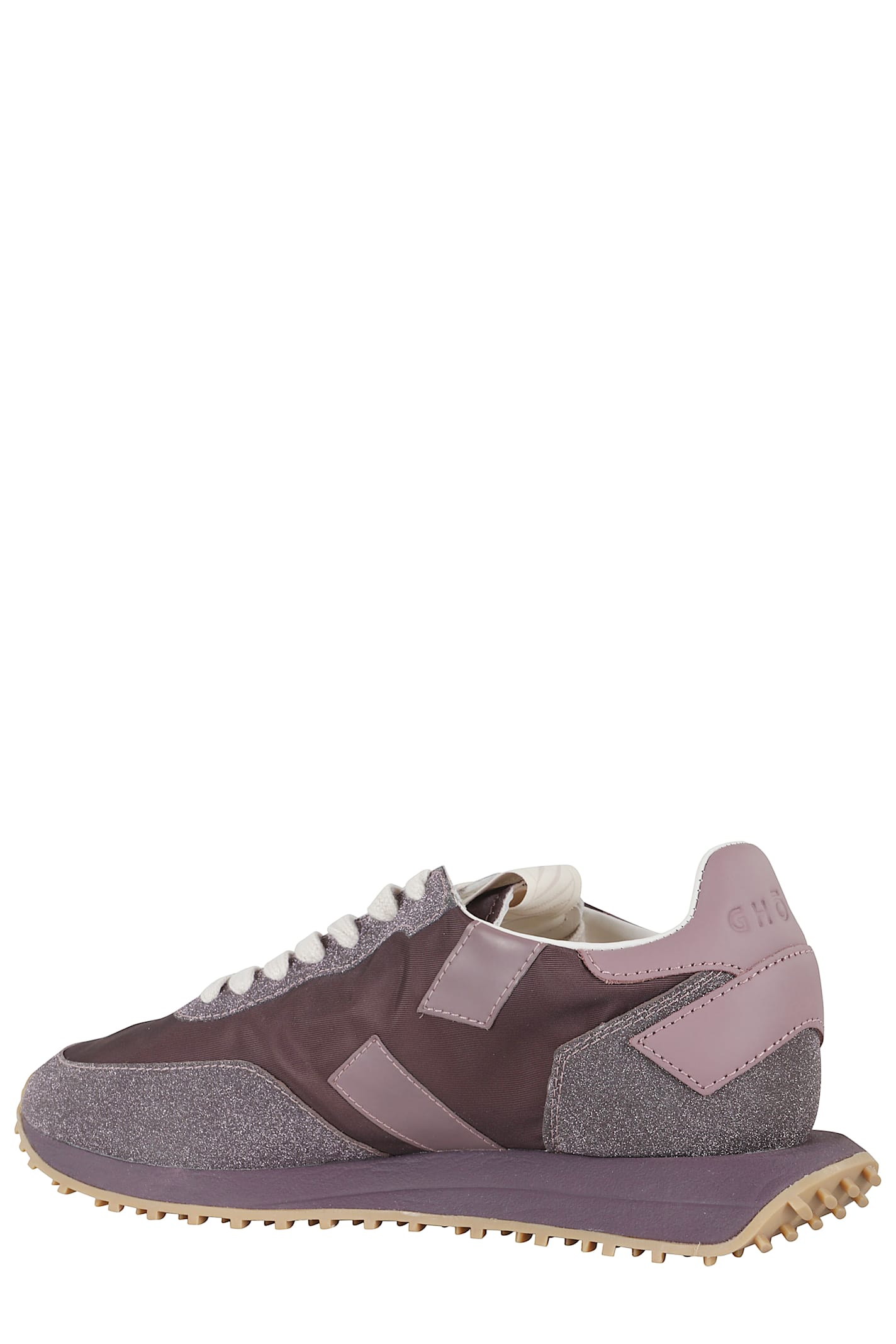 Ghoud Ruby Glittered Low-top Sneakers In Pink