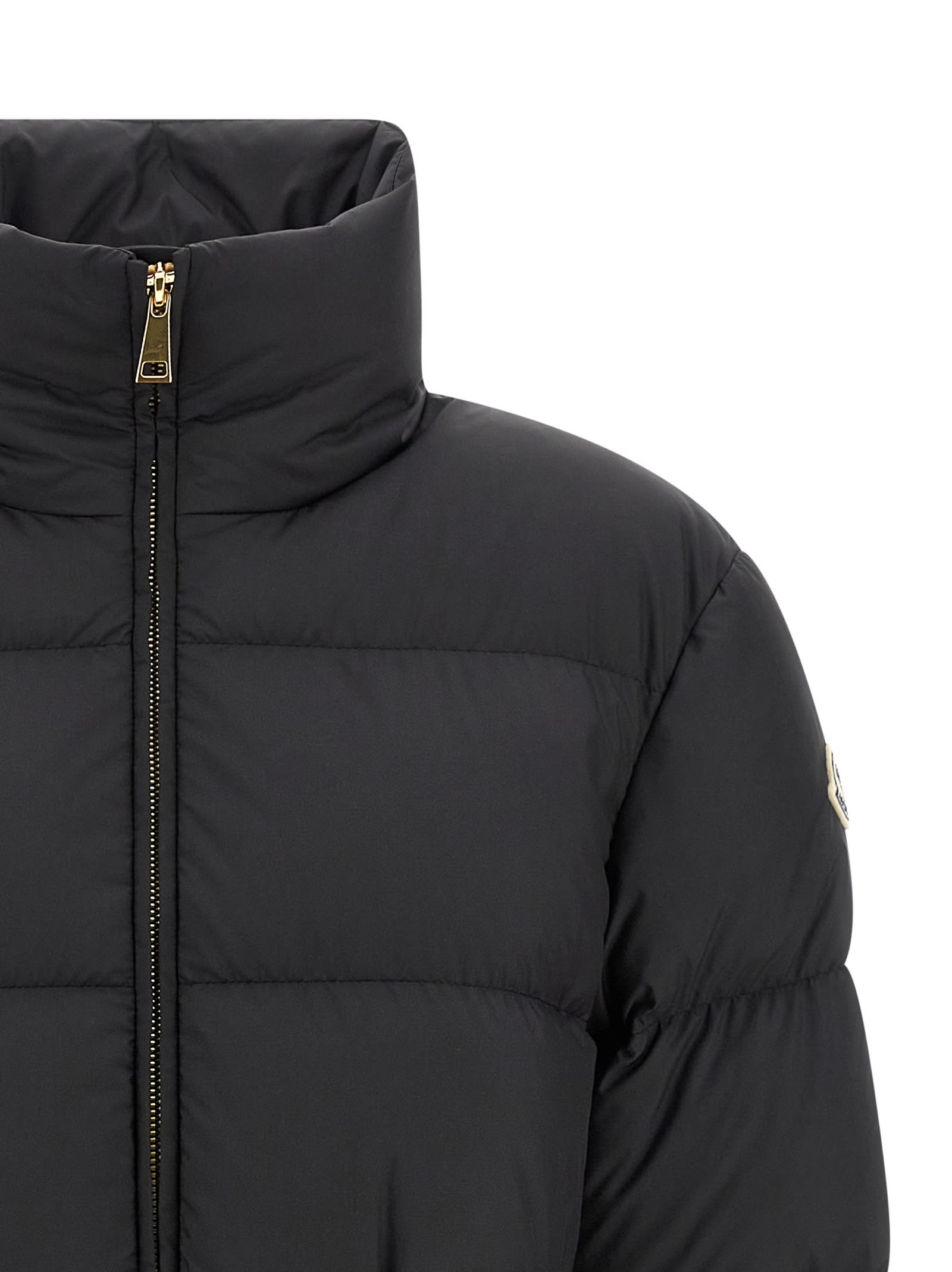 Moncler Brossette Short Down Jacket Clothing In Black