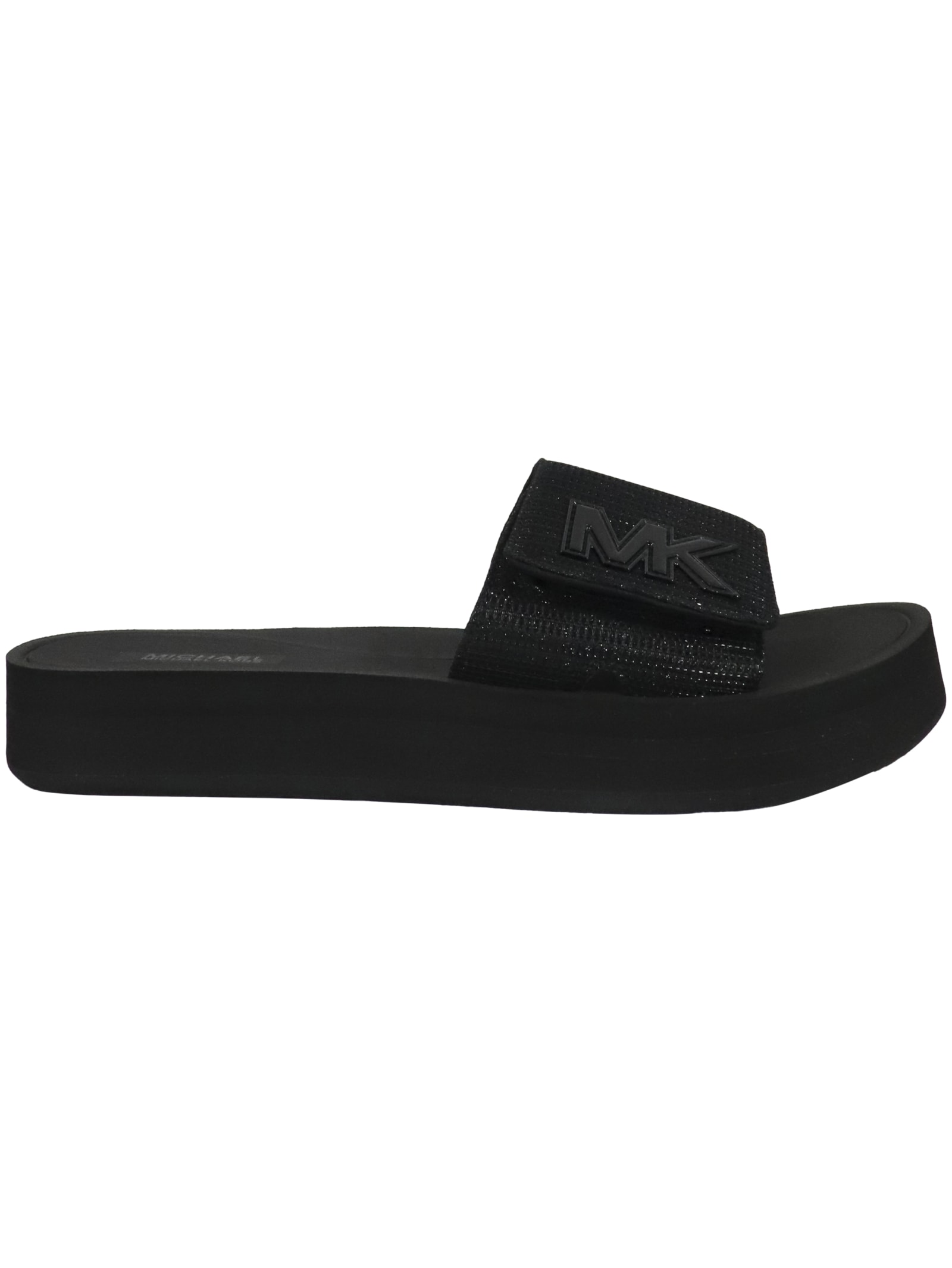 Buy Michael Kors Platform Slide Flat Shoes online, shop Michael Kors shoes with free shipping