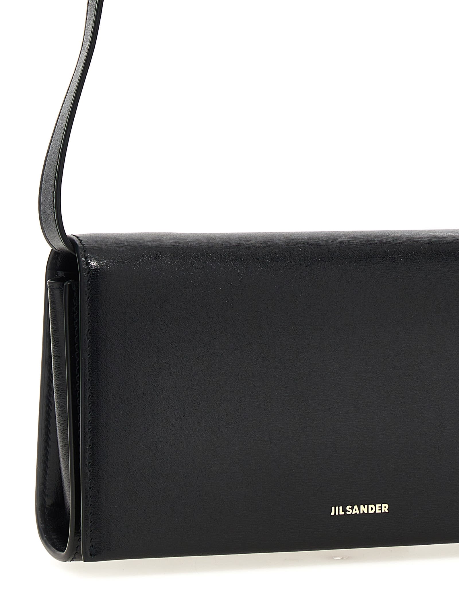 Shop Jil Sander All-day Crossbody Bag In Black