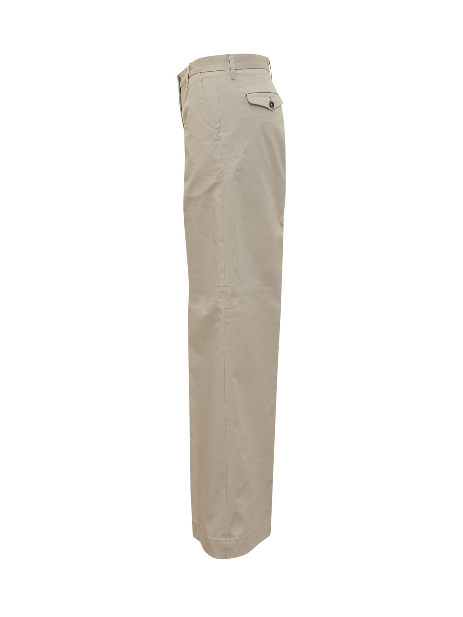 Shop Nine In The Morning Nadia Palazzo Trousers In Beige