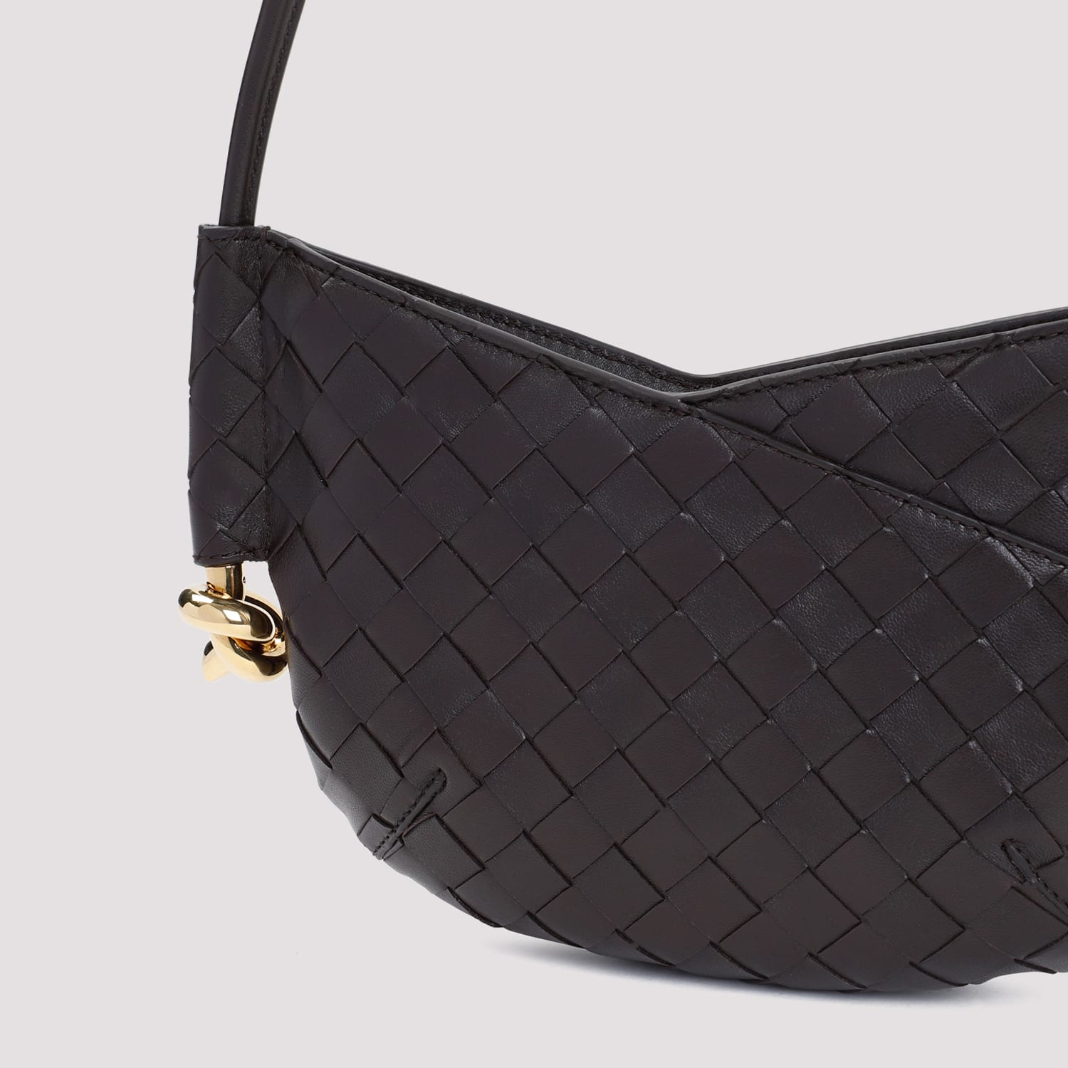 Shop Bottega Veneta Mini Hobo Solstice Bag In Fondant