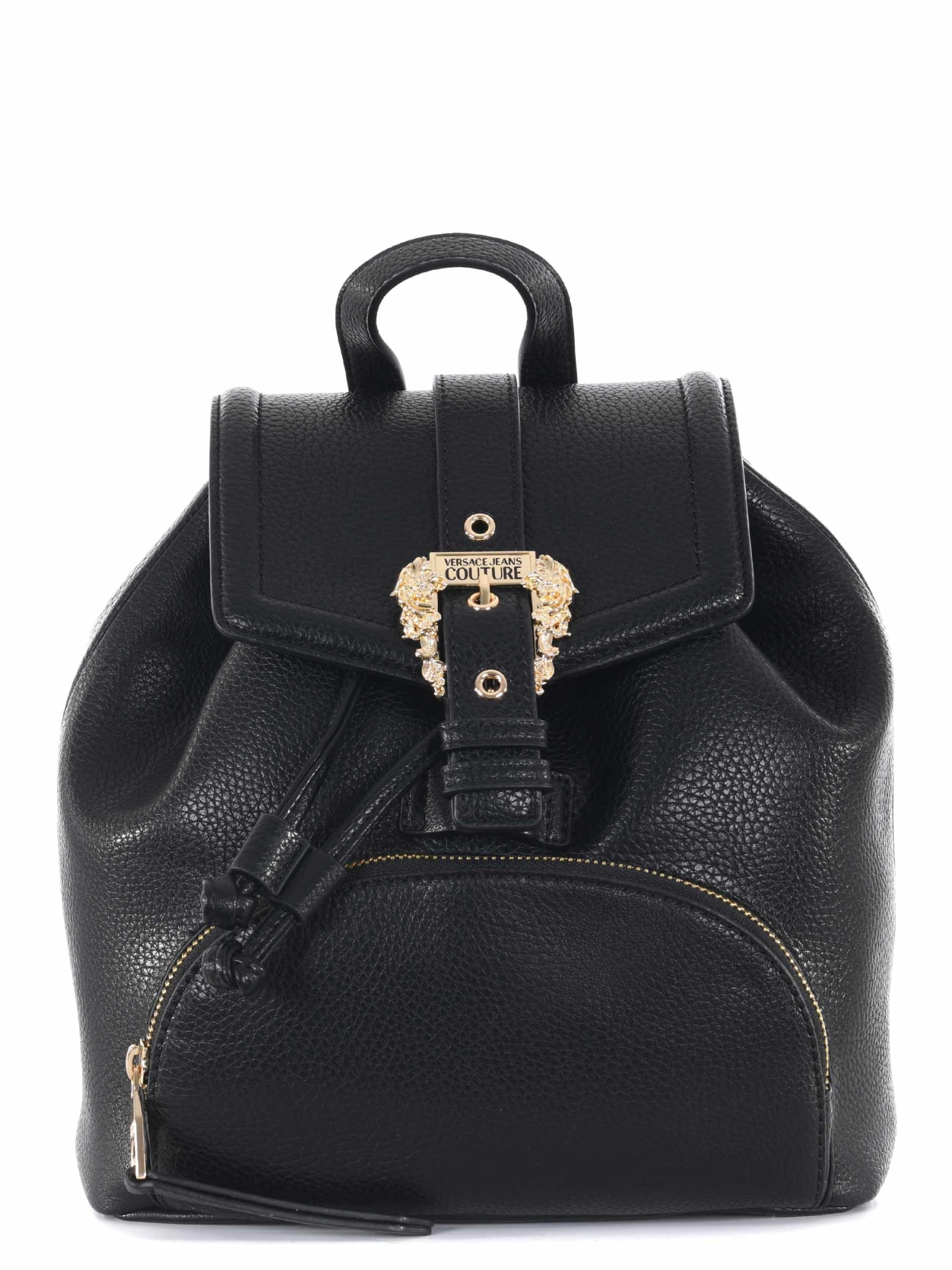 Versace Jeans Couture Hammered Eco-leather Backpack