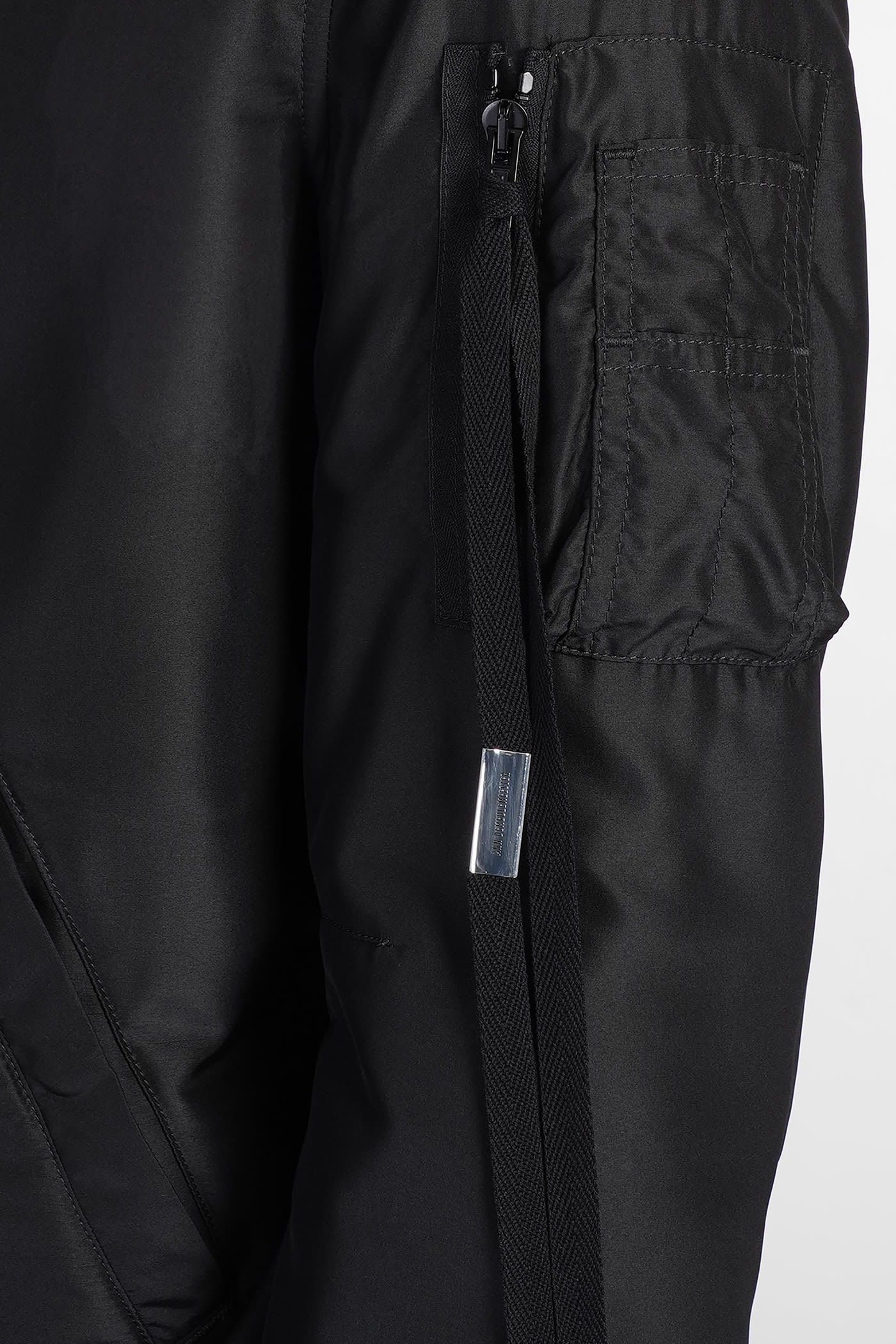 Ann Demeulemeester Zip-fastening Bomber Jacket In Black