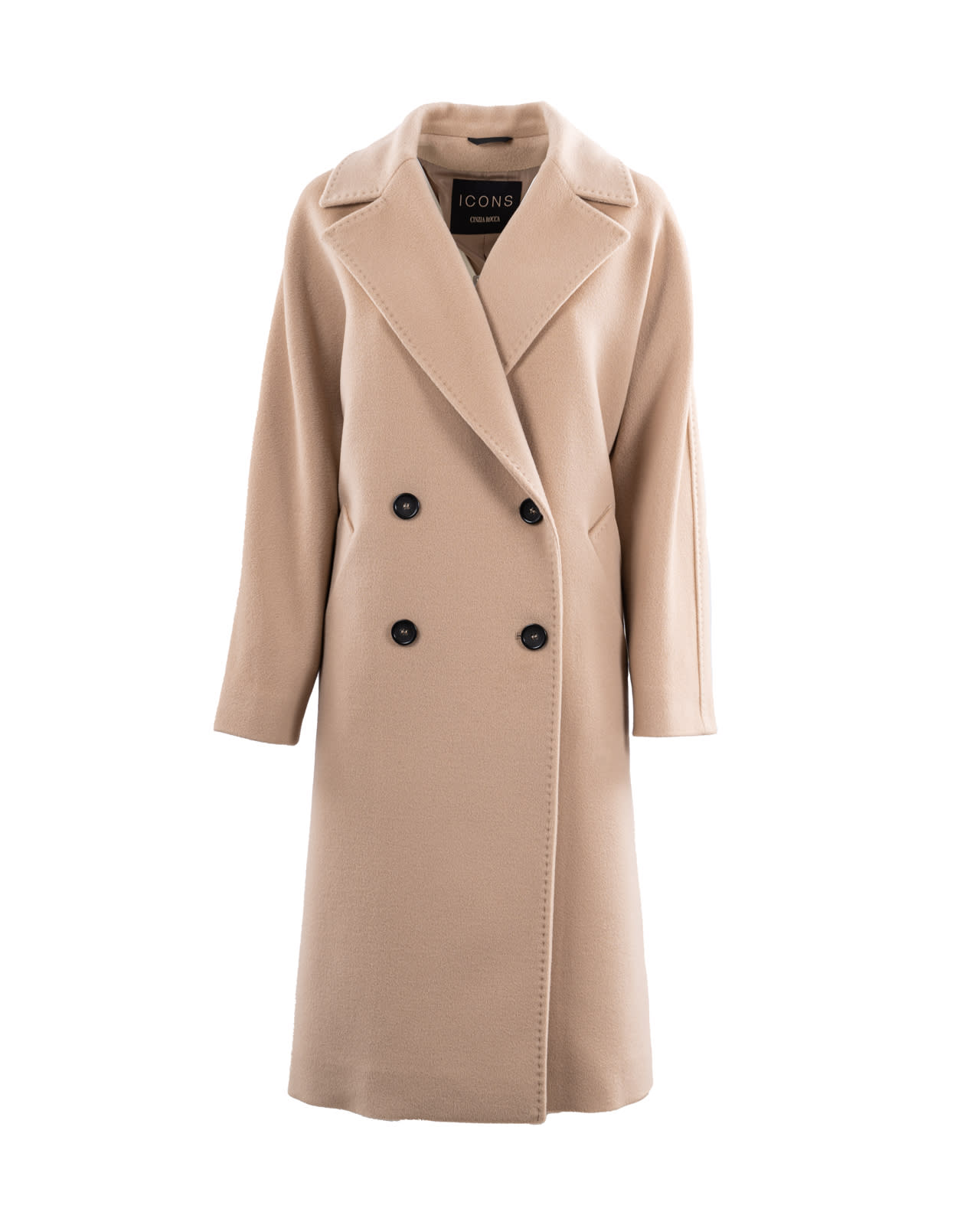 Shop Cinzia Rocca Coats Powder