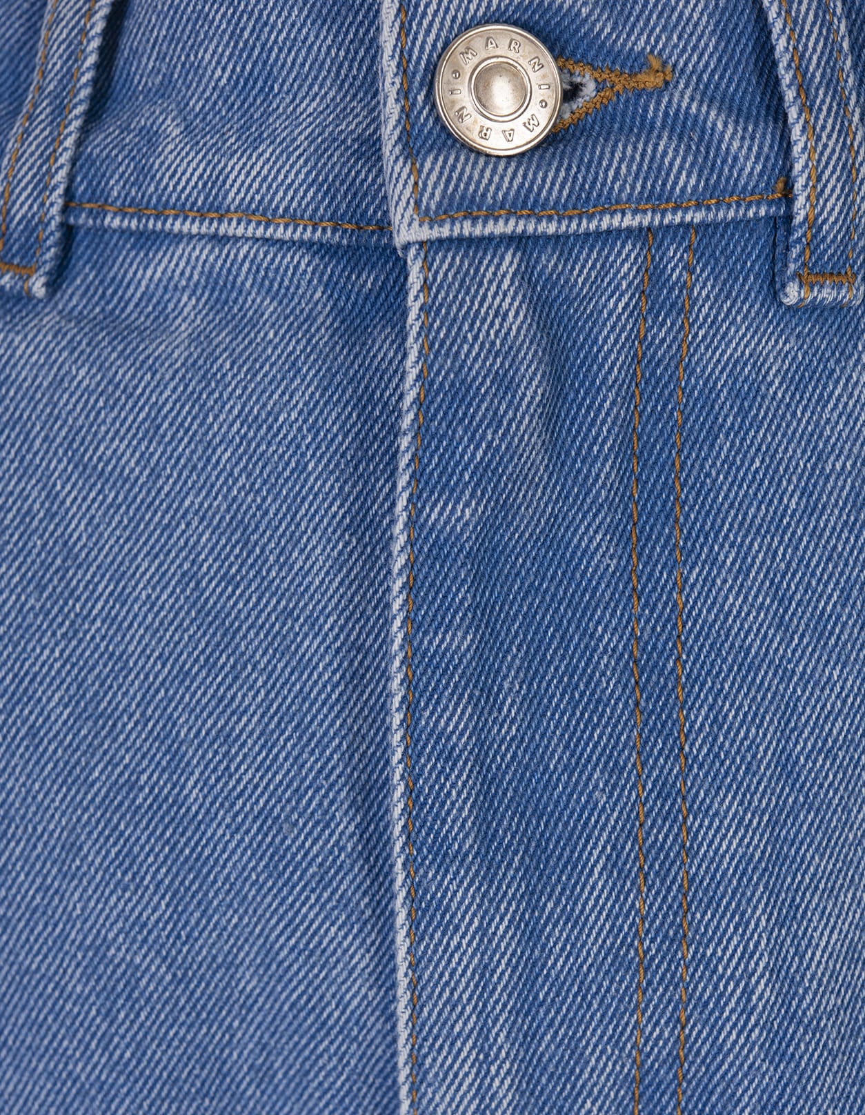 Shop Marni Carrot Jeans In Cobalt Blue Organic Denim