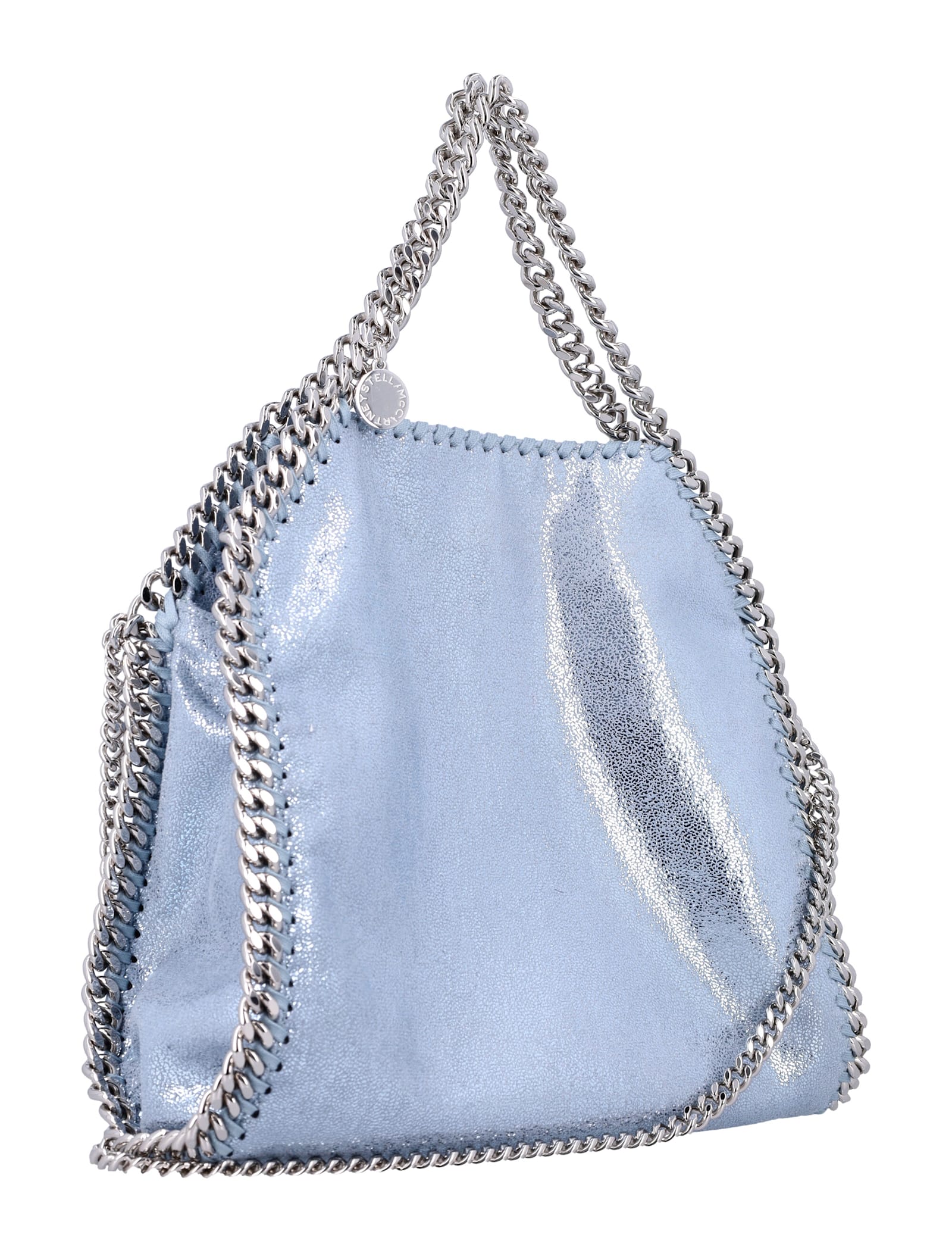 Stella Mccartney Falabella Mini Tote Bag In Blue