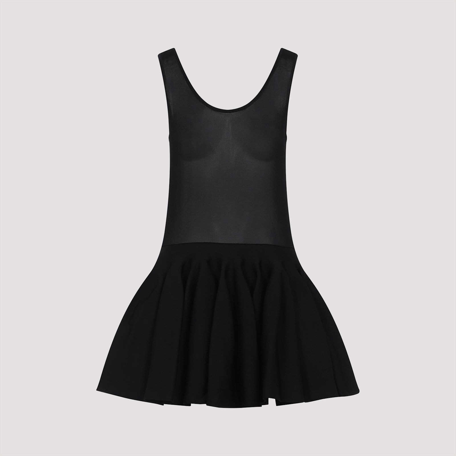 ALAÏA ALAÏA GODET MINI DRESS