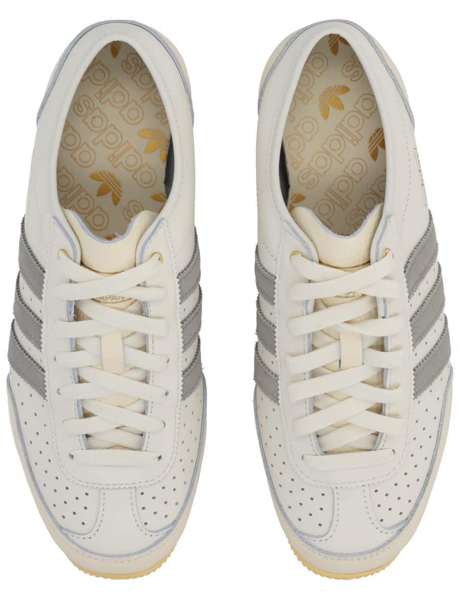 Adidas Originals Japan Decon W Perforated Suede-trimmed Leather Sneakers In White