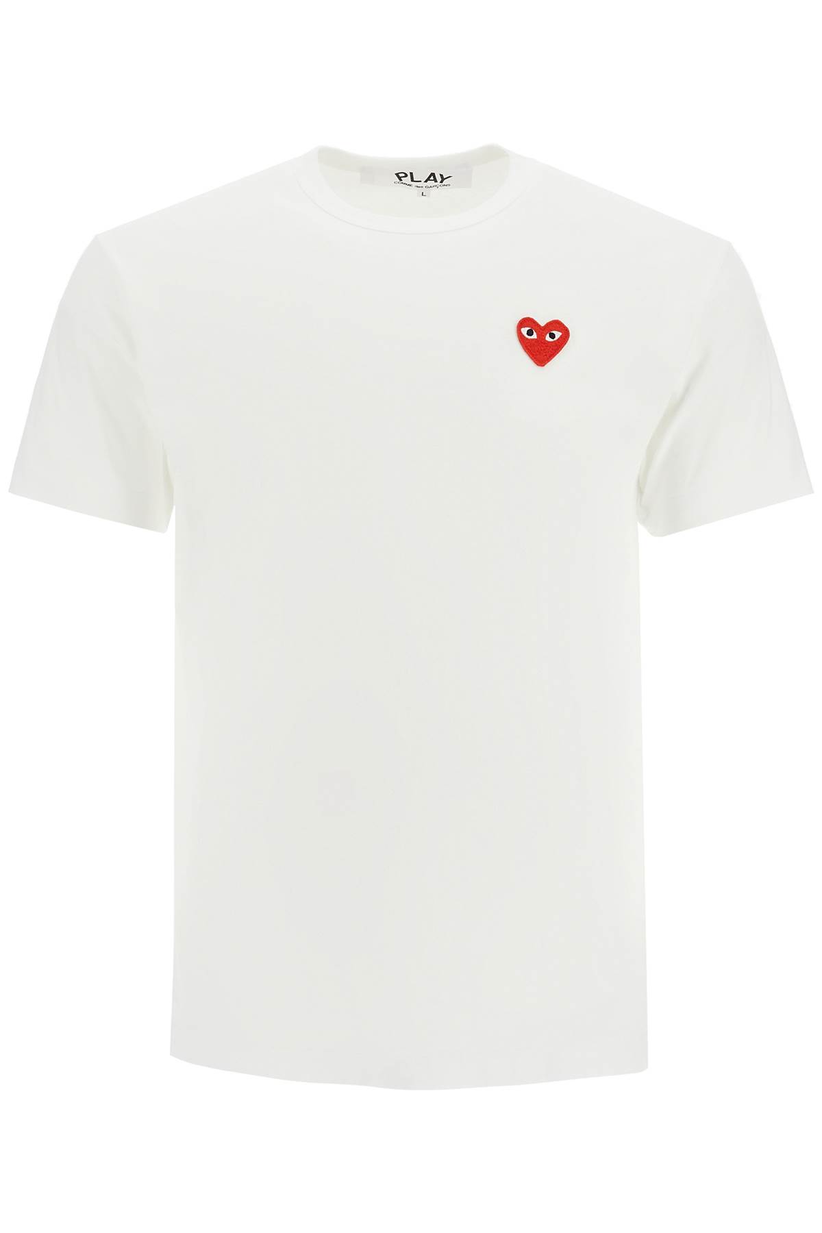 Shop Comme Des Garçons Play Heart Patch T-shirt With Seven