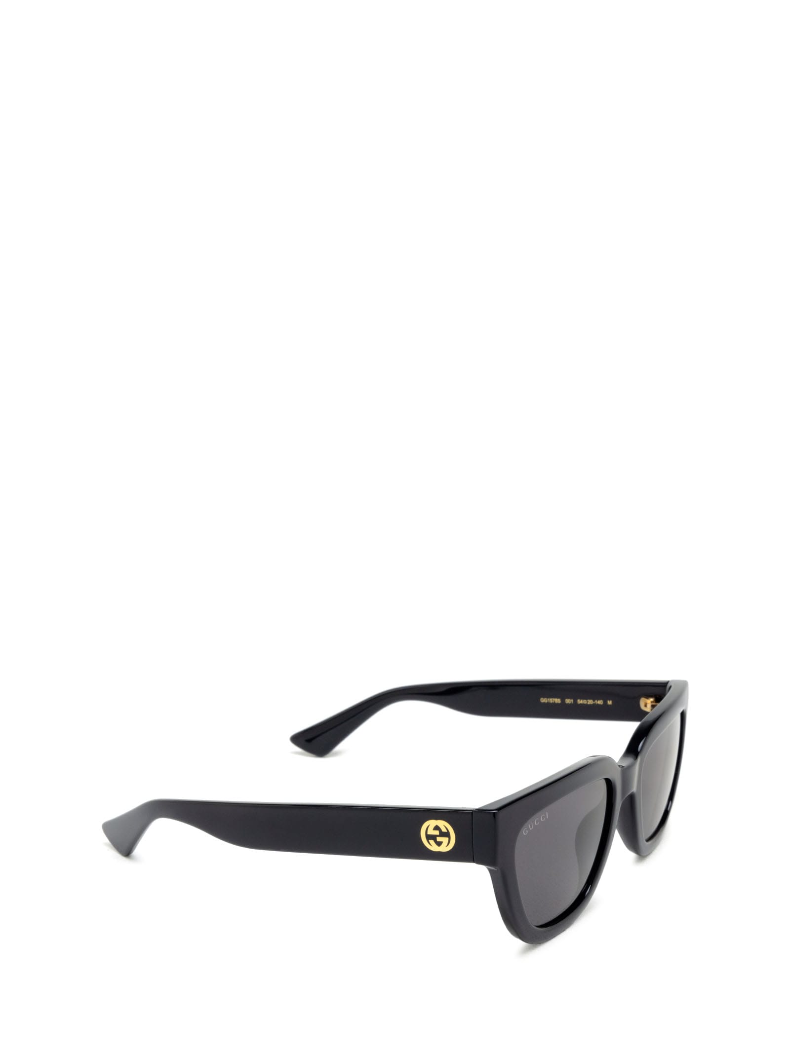 Shop Gucci Gg1578s Black Sunglasses