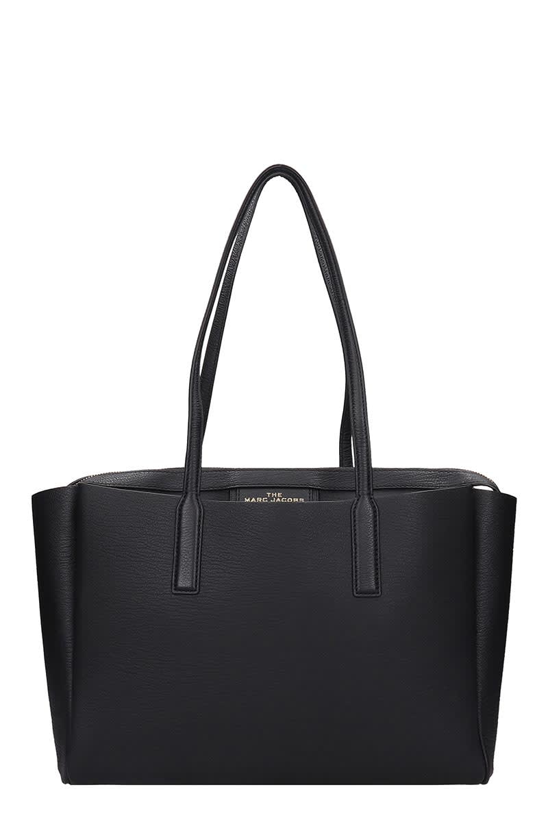 MARC JACOBS TOTE IN BLACK LEATHER,11225111