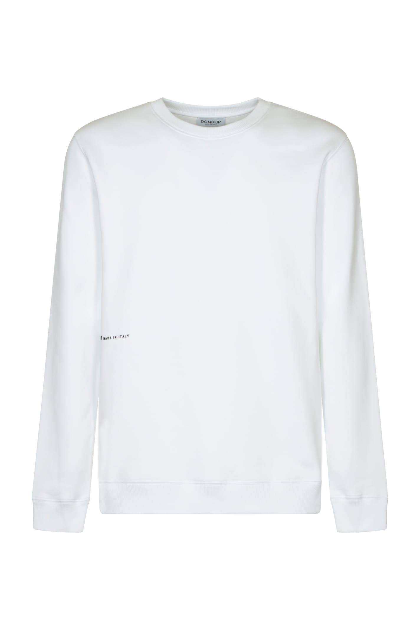 Round Neck Rib Trim Sweatshirt