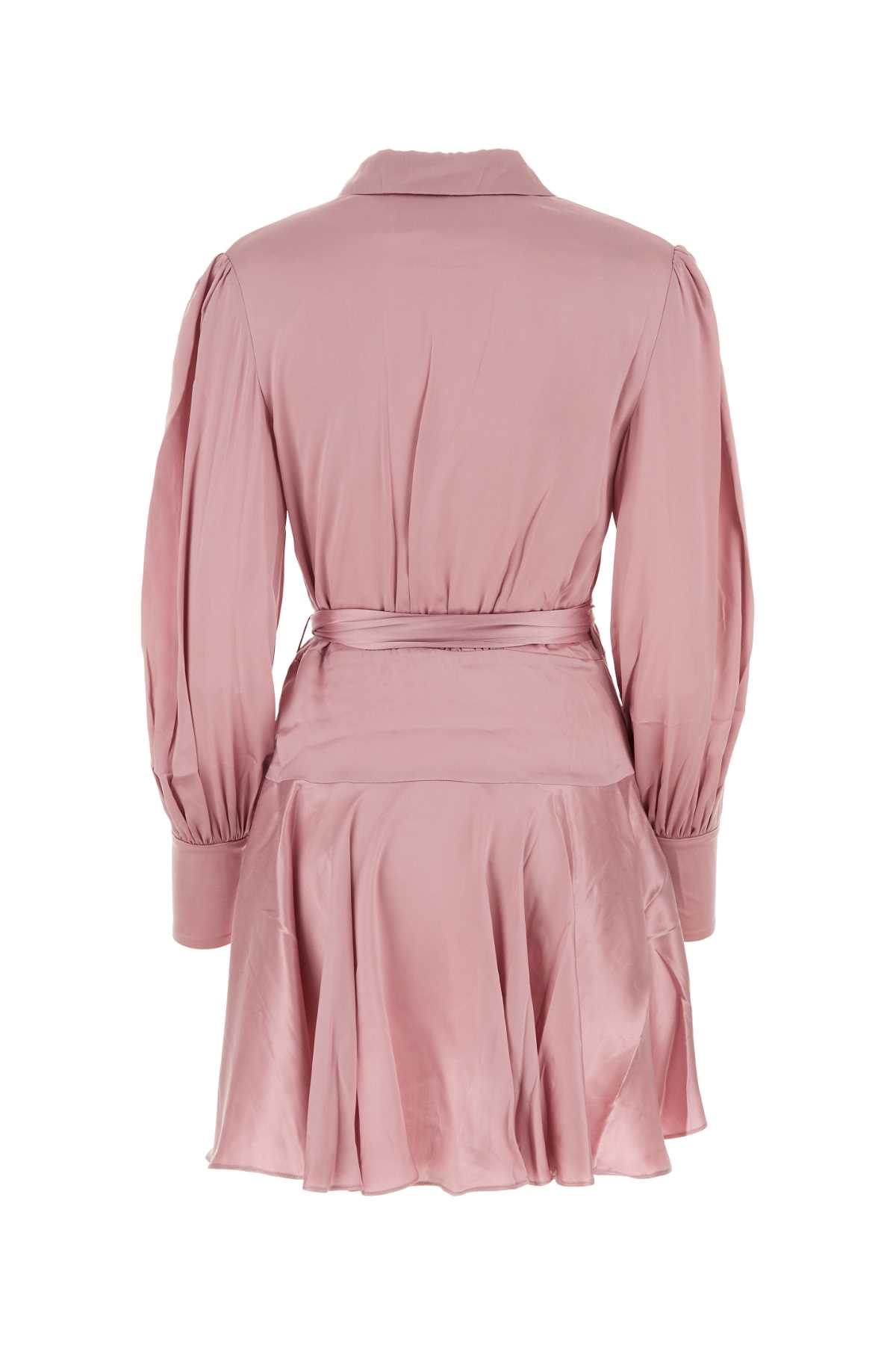 Zimmermann Pink Silk Dress