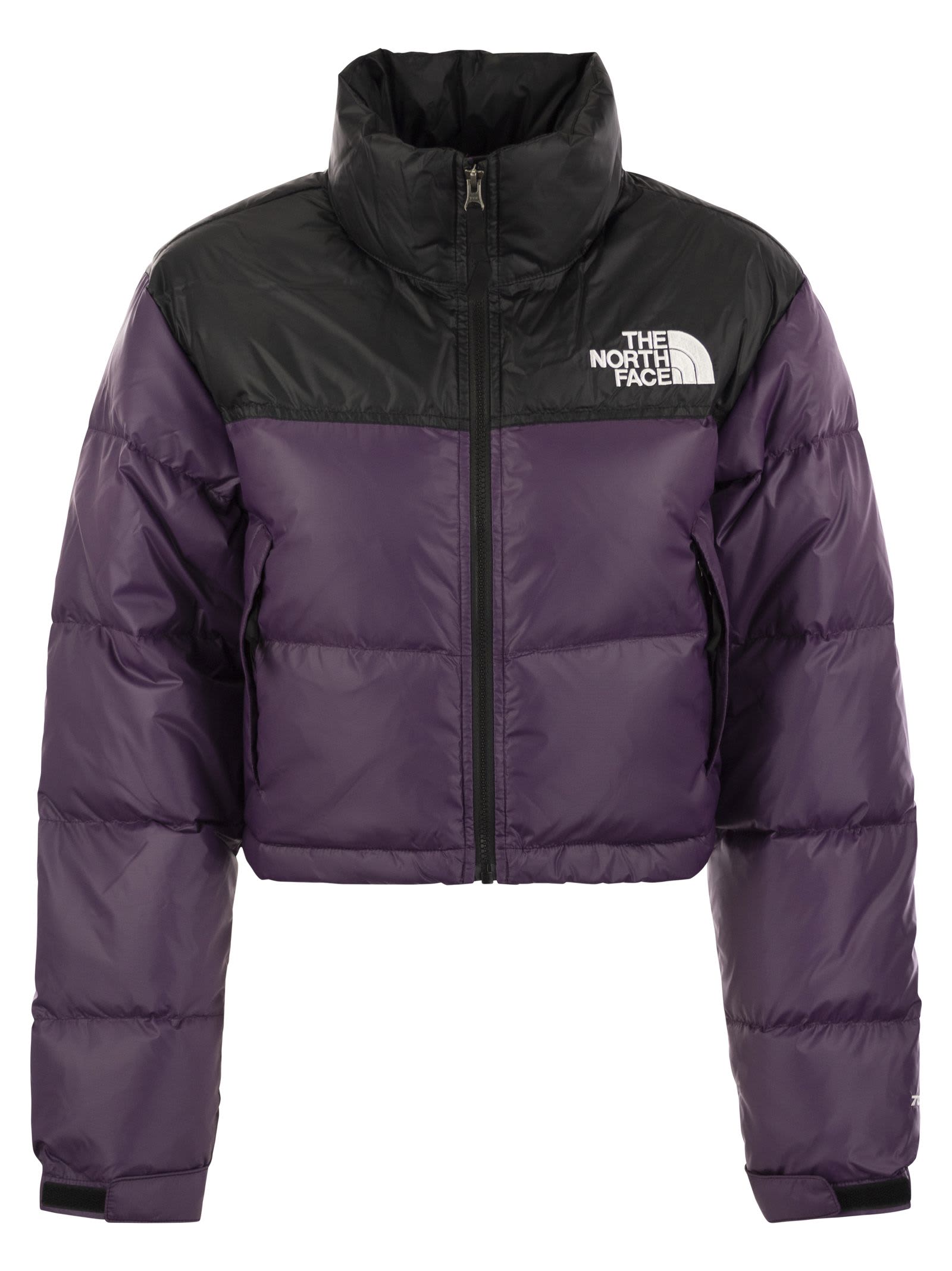 Shop The North Face 1996 Retro Nuptse Short Down Jacket In Purple