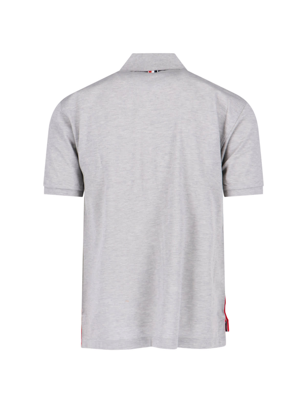 Thom Browne Pocket Polo Lt Grey In Gray
