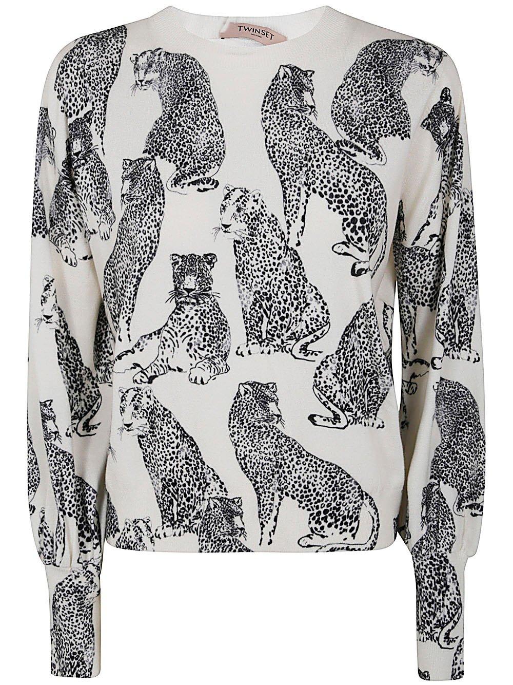 Jaguar Print Jumper