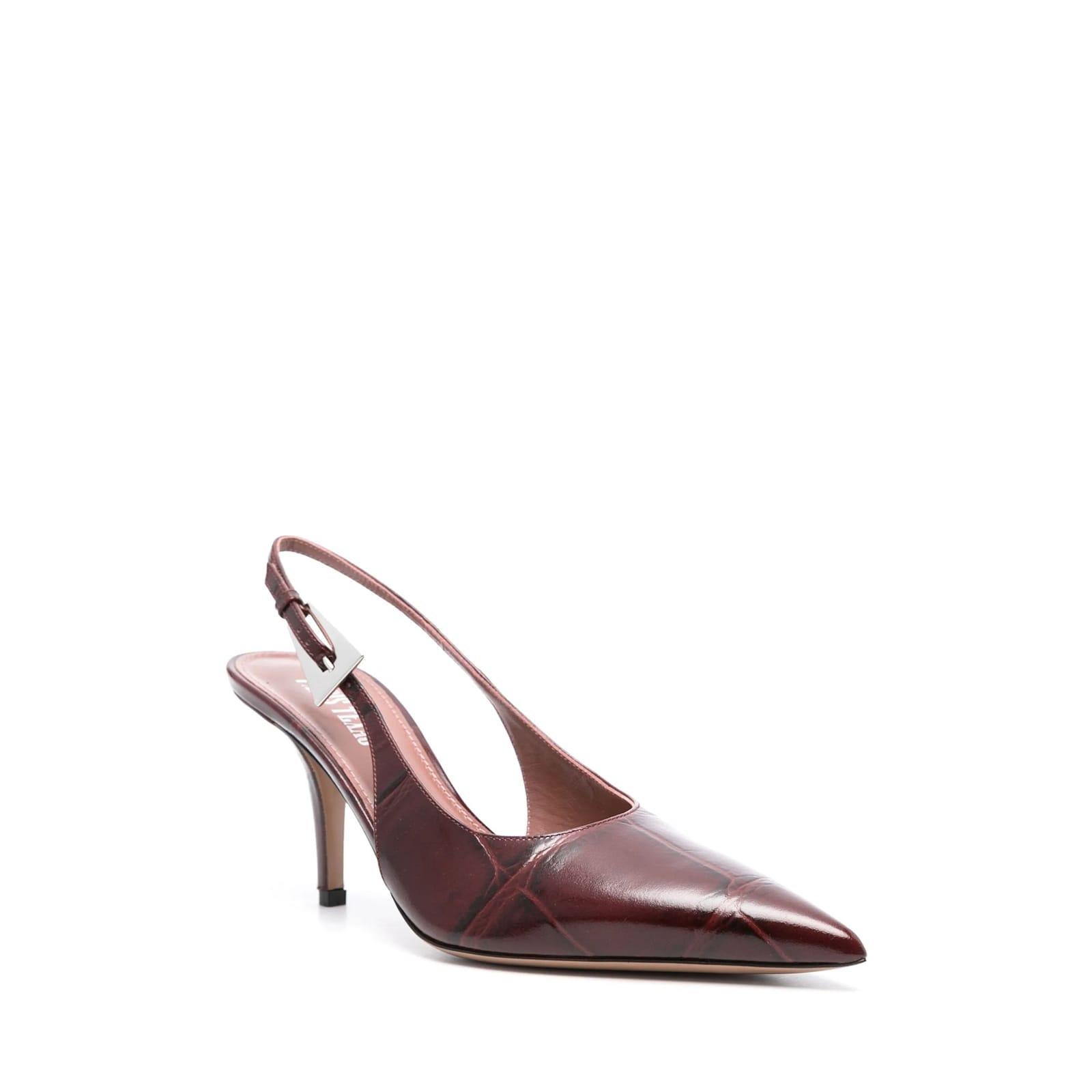Paris Texas Jessica Leather Slingback Pumps In Red