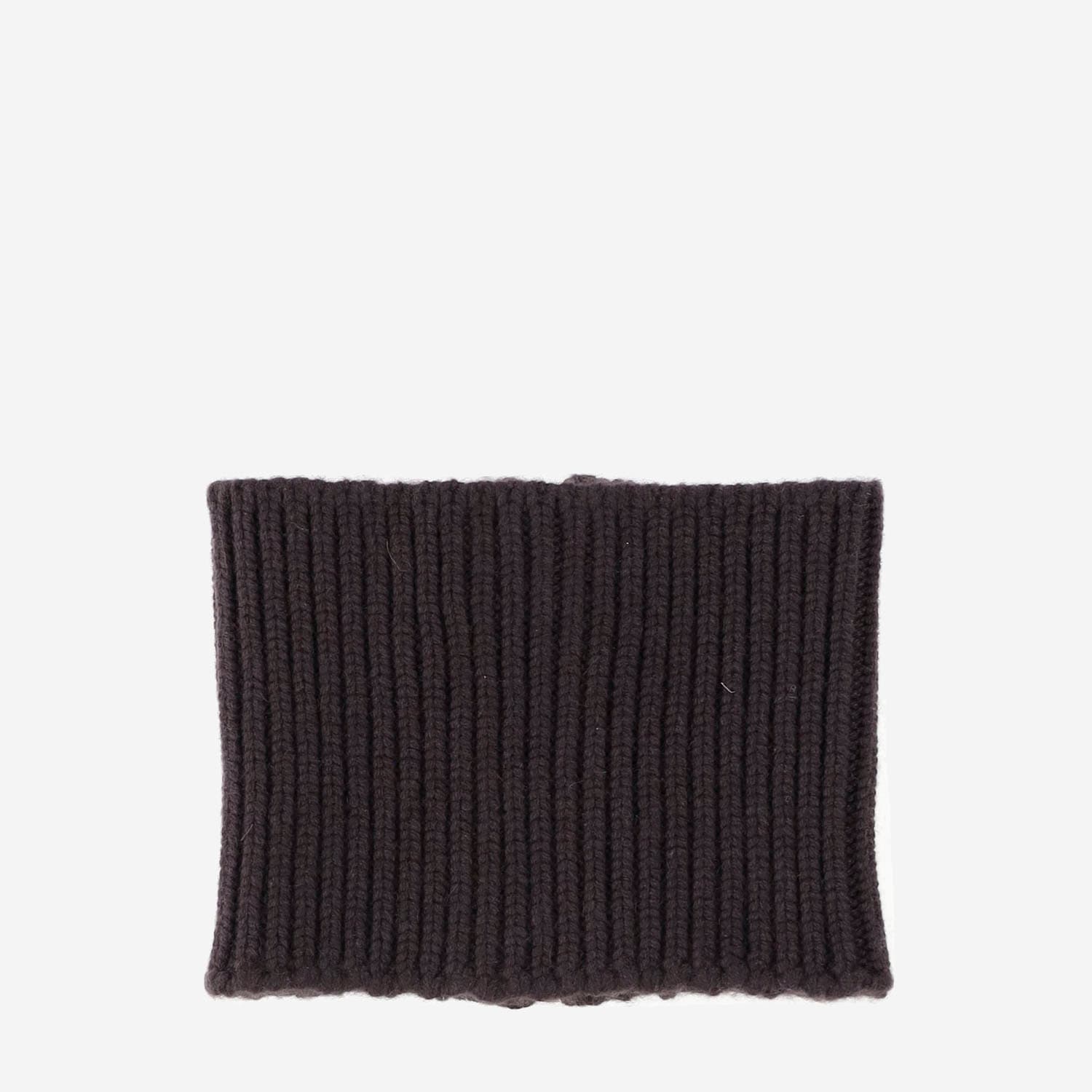 Sa Su Phi Cashmere Knit Cash Collar In Brown