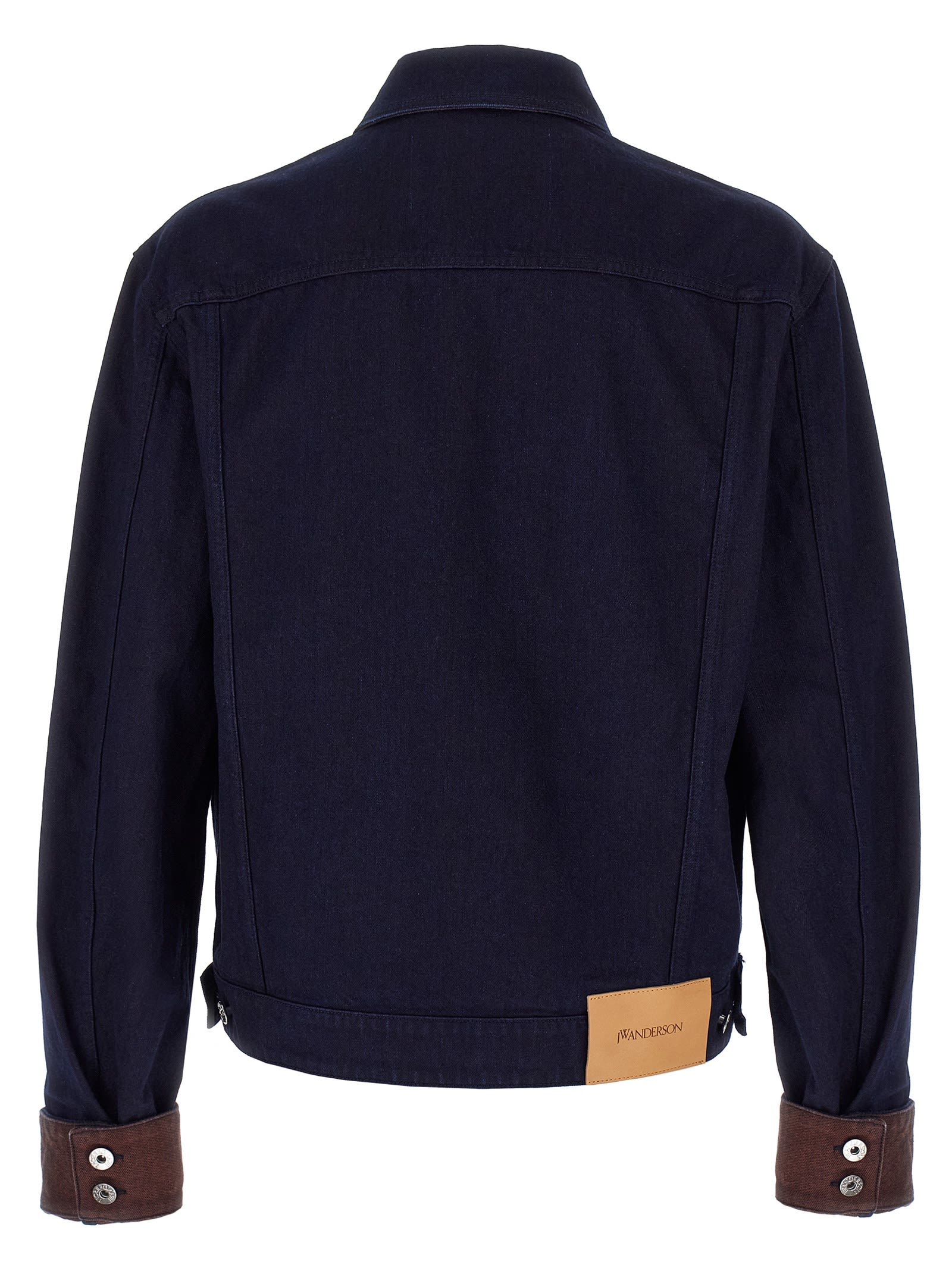Jw Anderson Turn Up Cuff Jacket In Blue