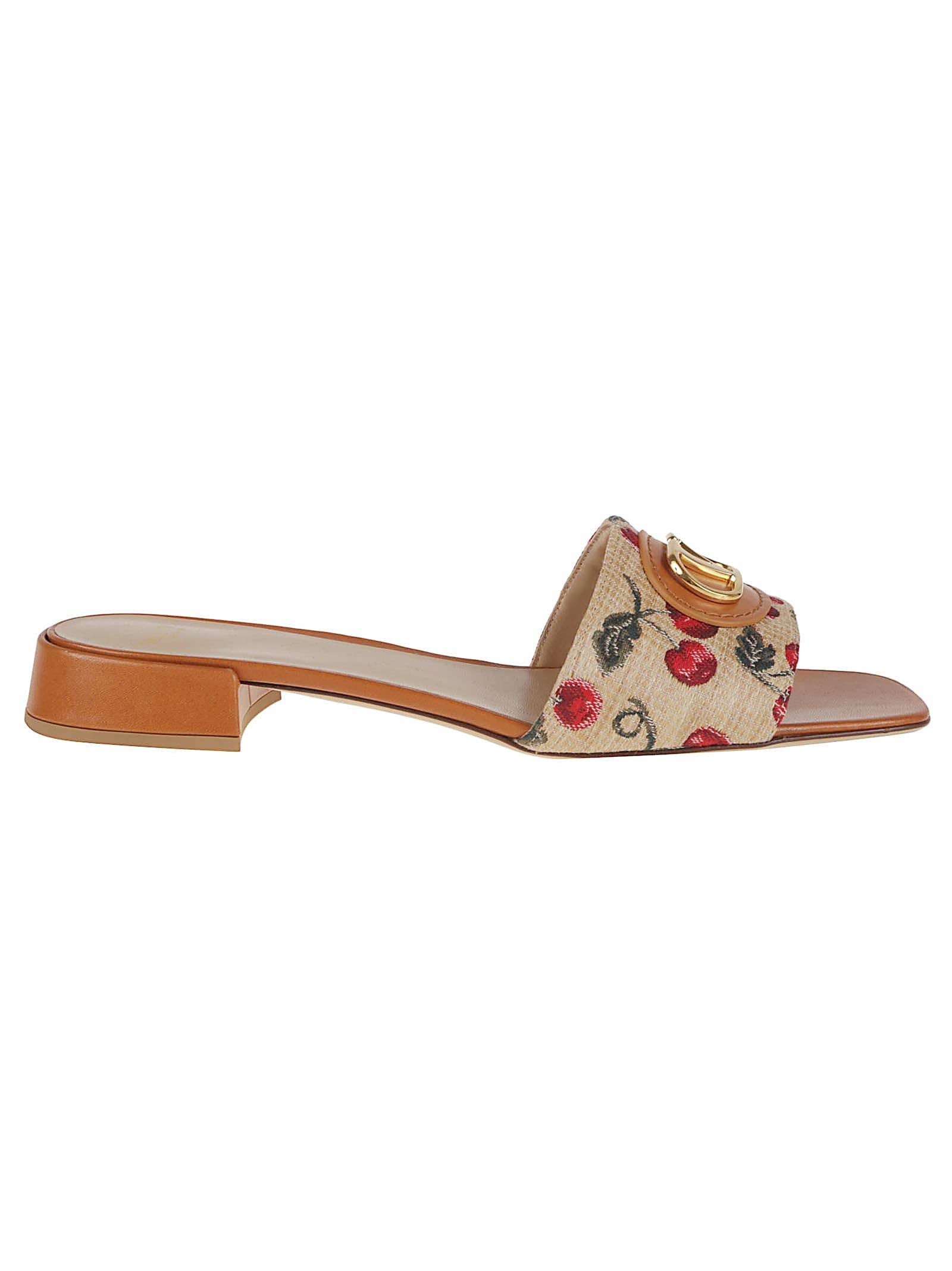 Valentino Garavani Vlogo Signature Slide Sandal In Multi