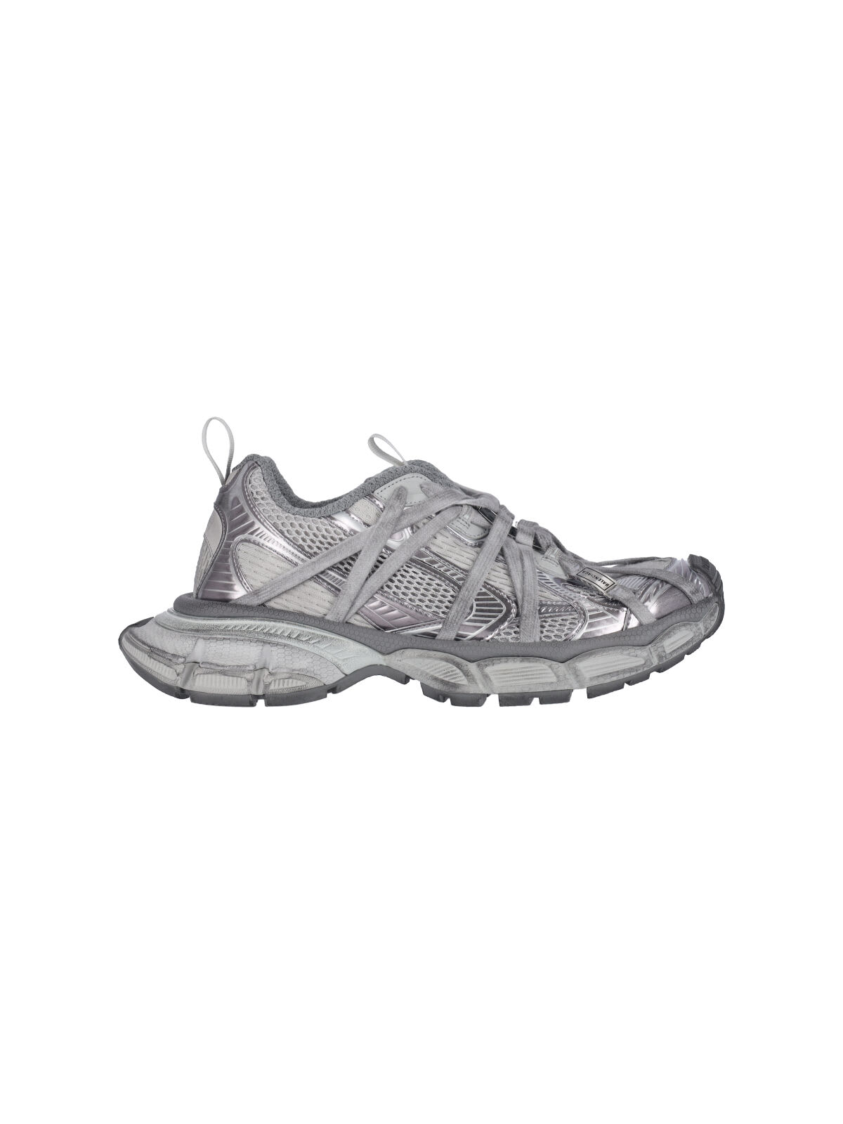 Balenciaga 3xl Extreme Laces B Sneakers In Gray