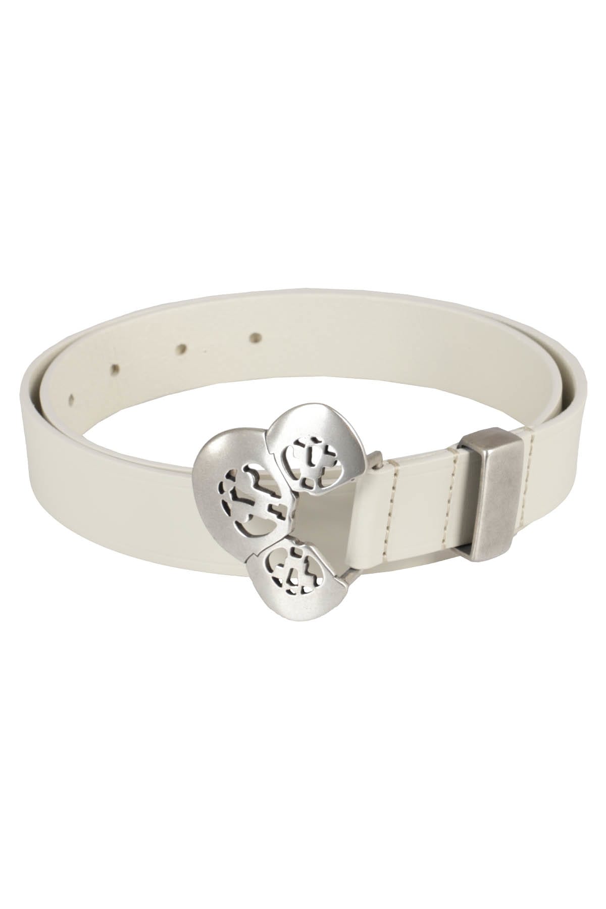 Isabel Marant Louama Decorative-buckle Belt In Cksi Chalk Silver