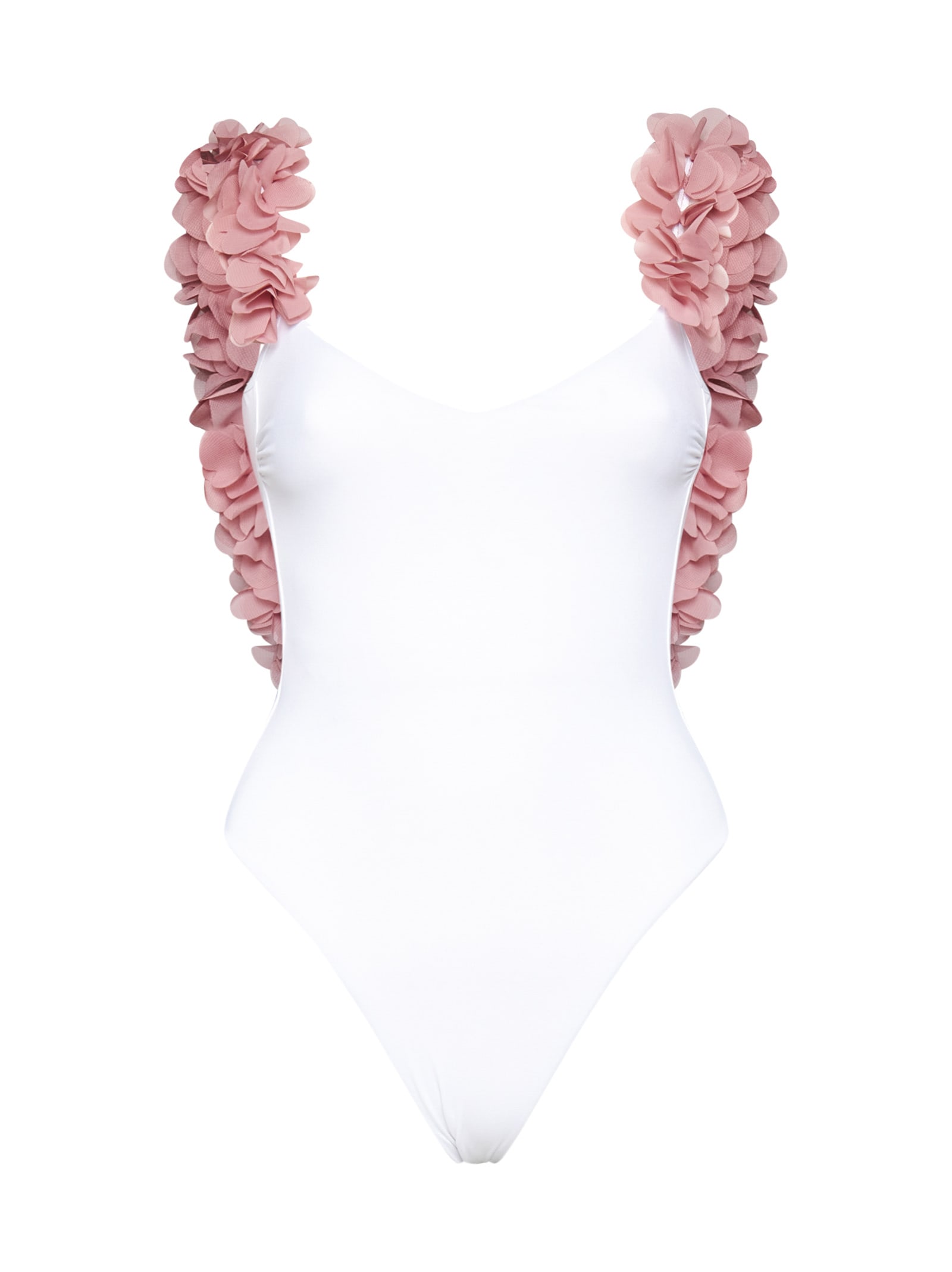 Shop La Reveche Swimwear In White/pink