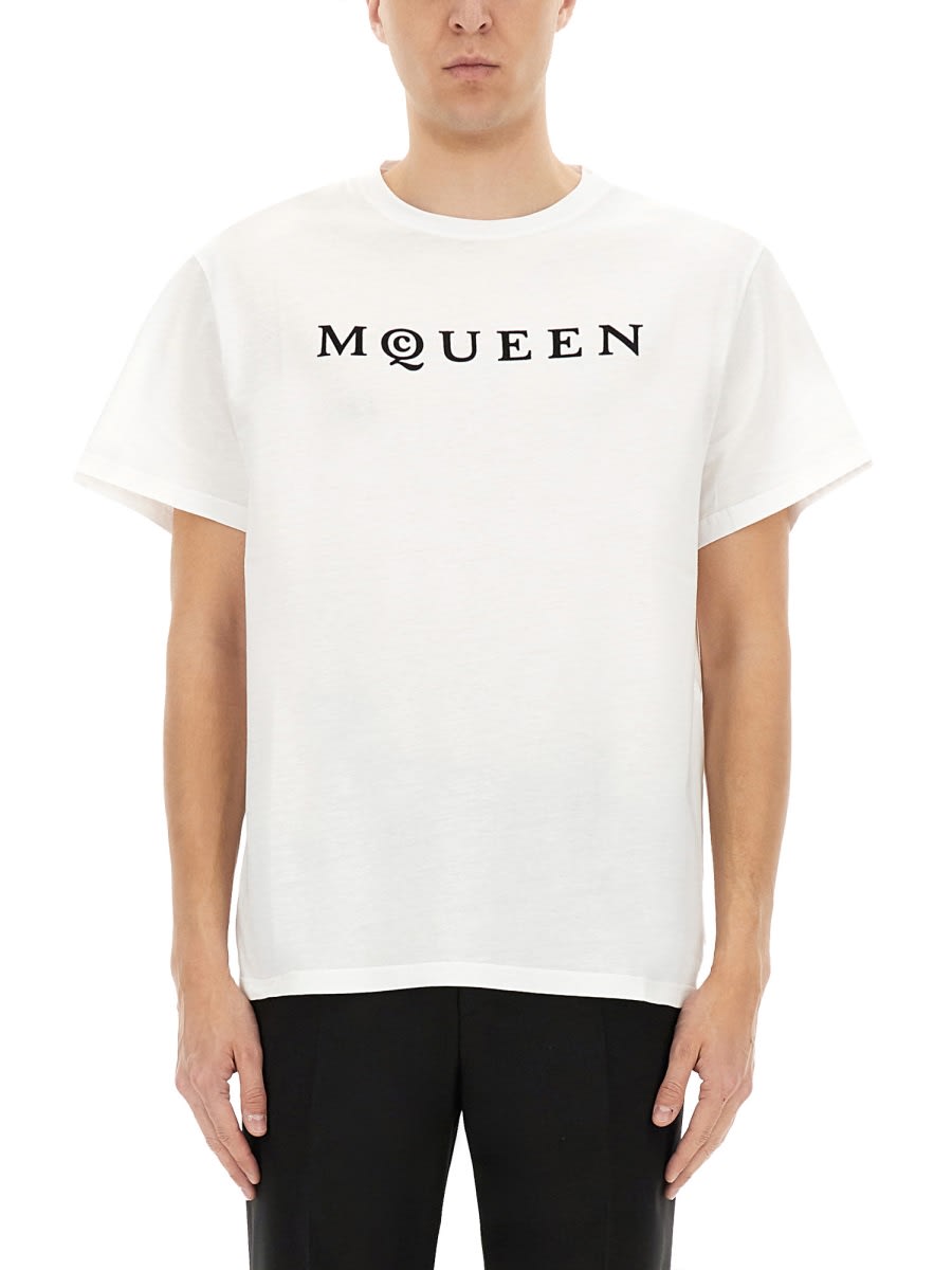 Alexander Mcqueen Alexander Mc Queen Jersey T Shirt In White