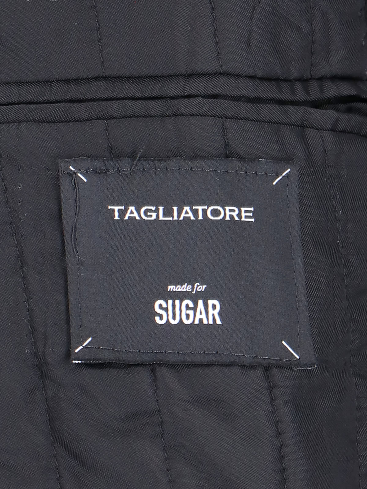 Shop Tagliatore Double Breast Coat In Black