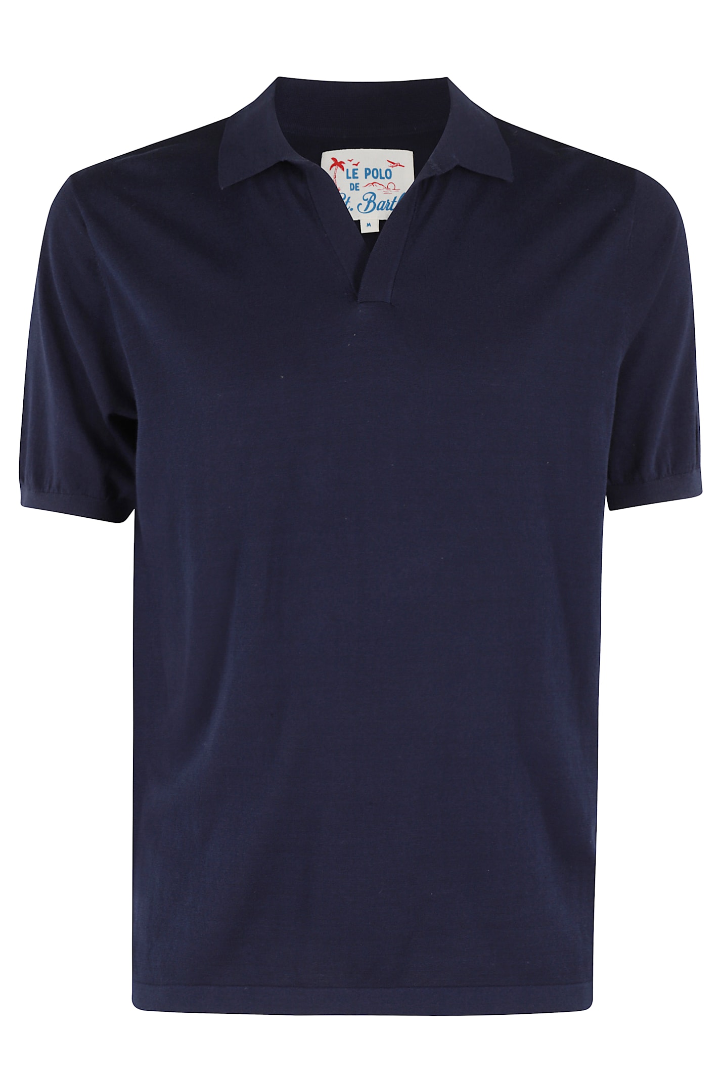 Shop Mc2 Saint Barth Polo Shirt In Blue Navy