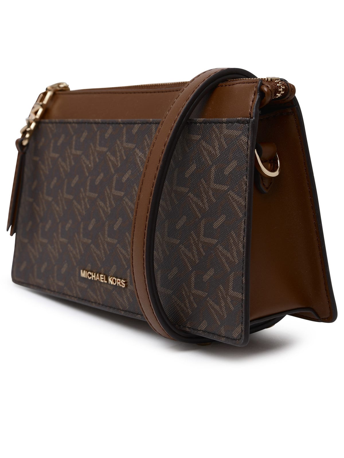Shop Michael Michael Kors Empire Brown Leather Bag