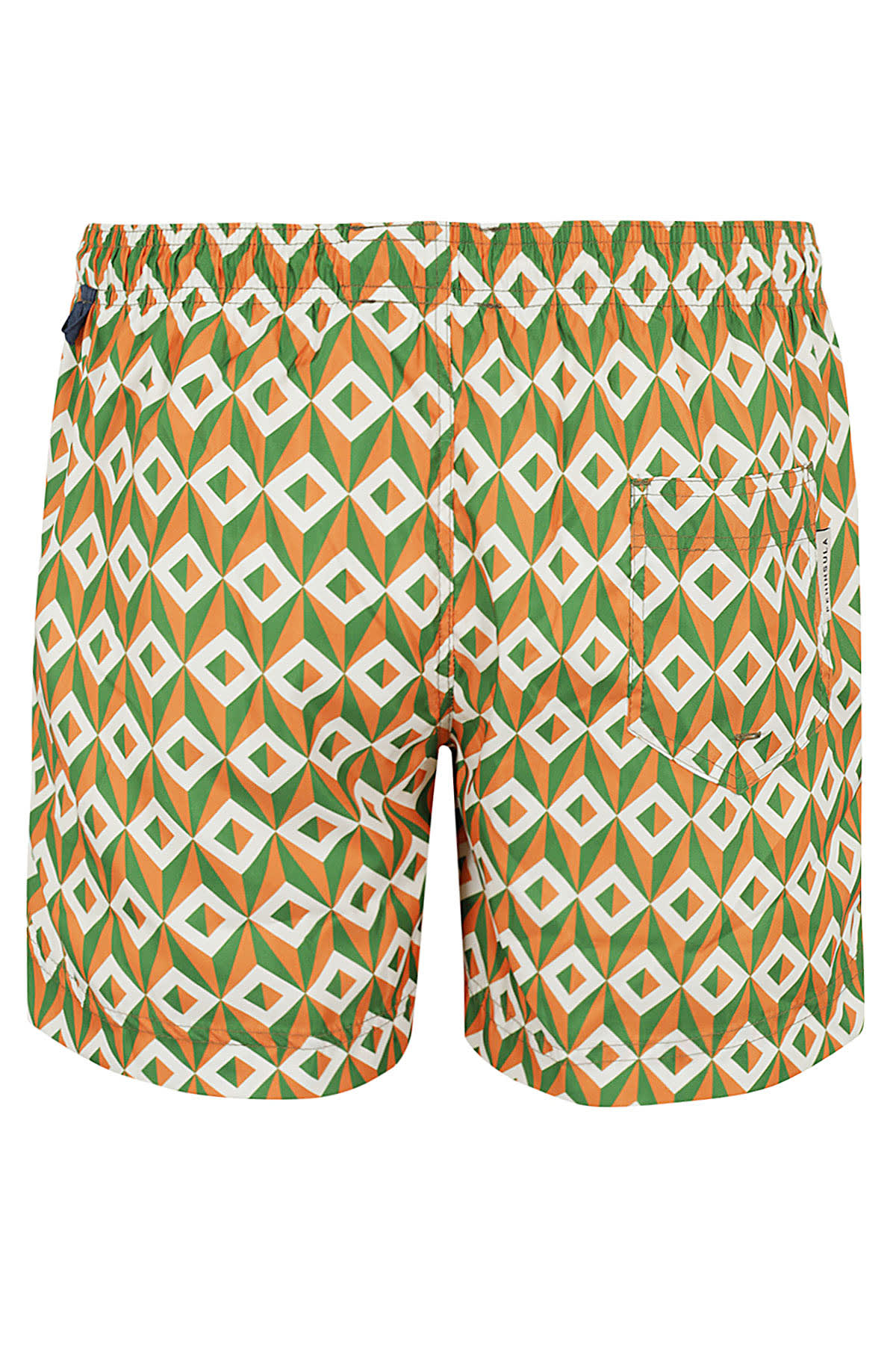 Peninsula Swimwear Ponente Geometric-print Swim Shorts
