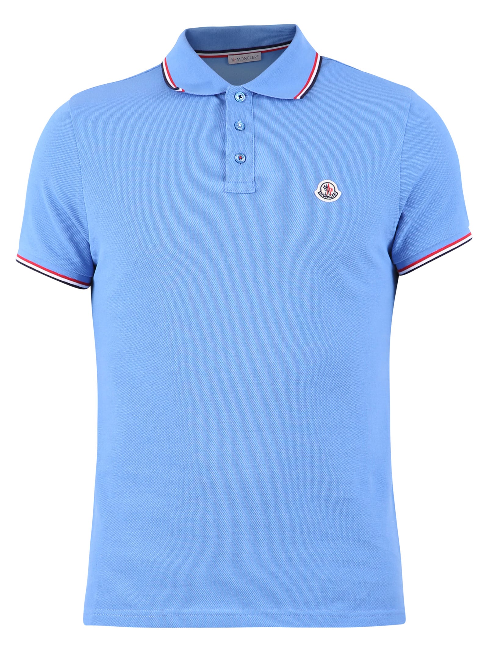 moncler blue polo shirt