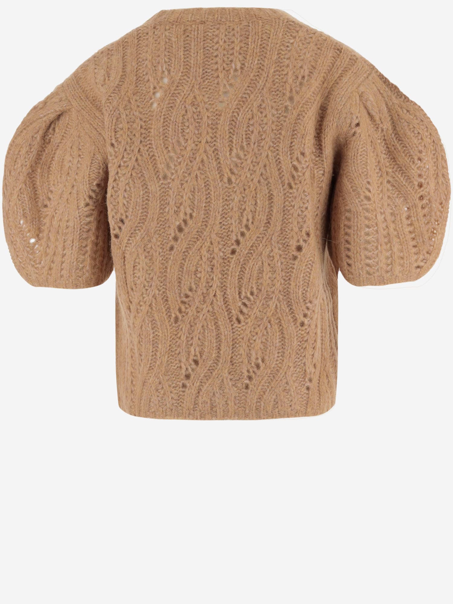 The Garment Wool Blend Sweater With Voluminous Sleeves In Blue